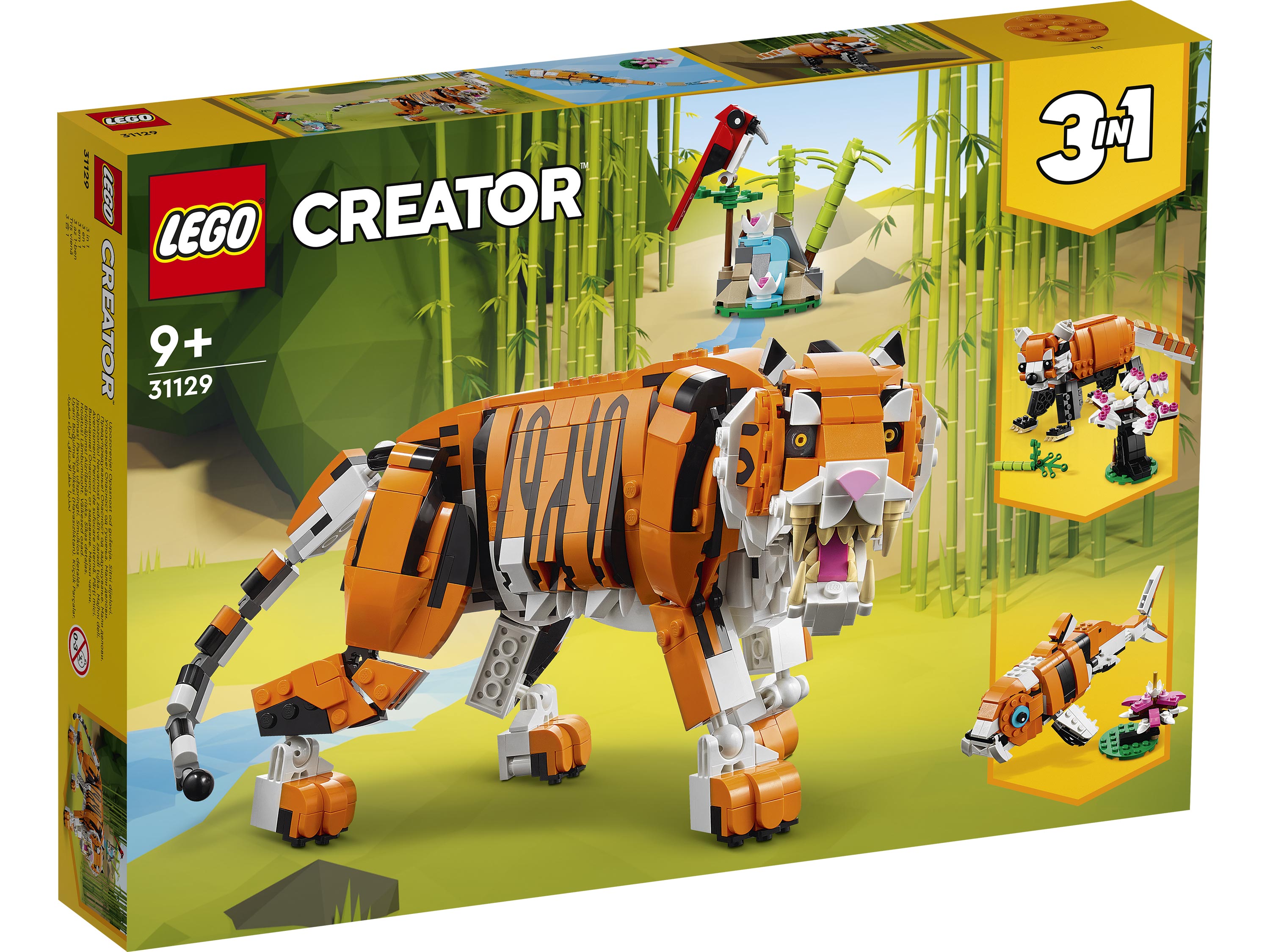 Конструктор LEGO Creator Величественный тигр блочный - фото 1