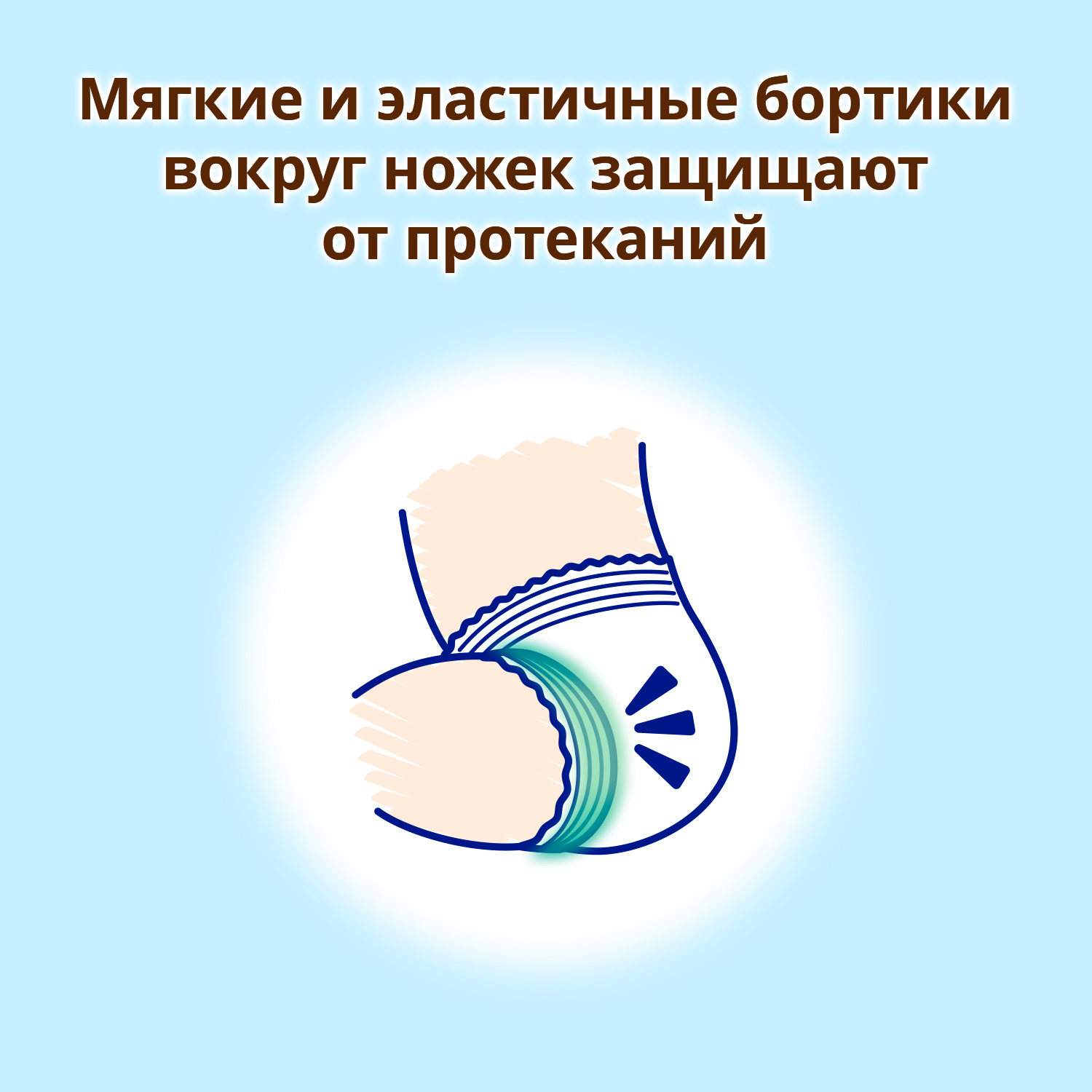 Подгузники Moony (9-14 кг) 64 шт. - фото 6