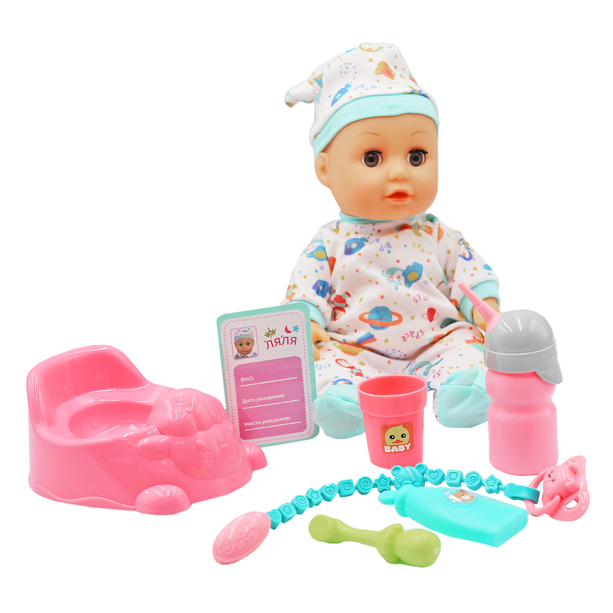 Кукла пупс SHARKTOYS высота 30 см 1000000057 - фото 1