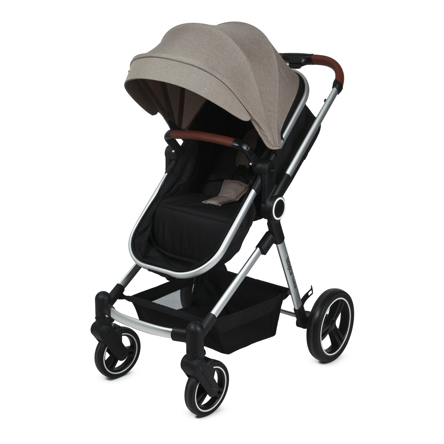 Коляска 3в1 Babyton Flexi Ride Black-Beige - фото 21