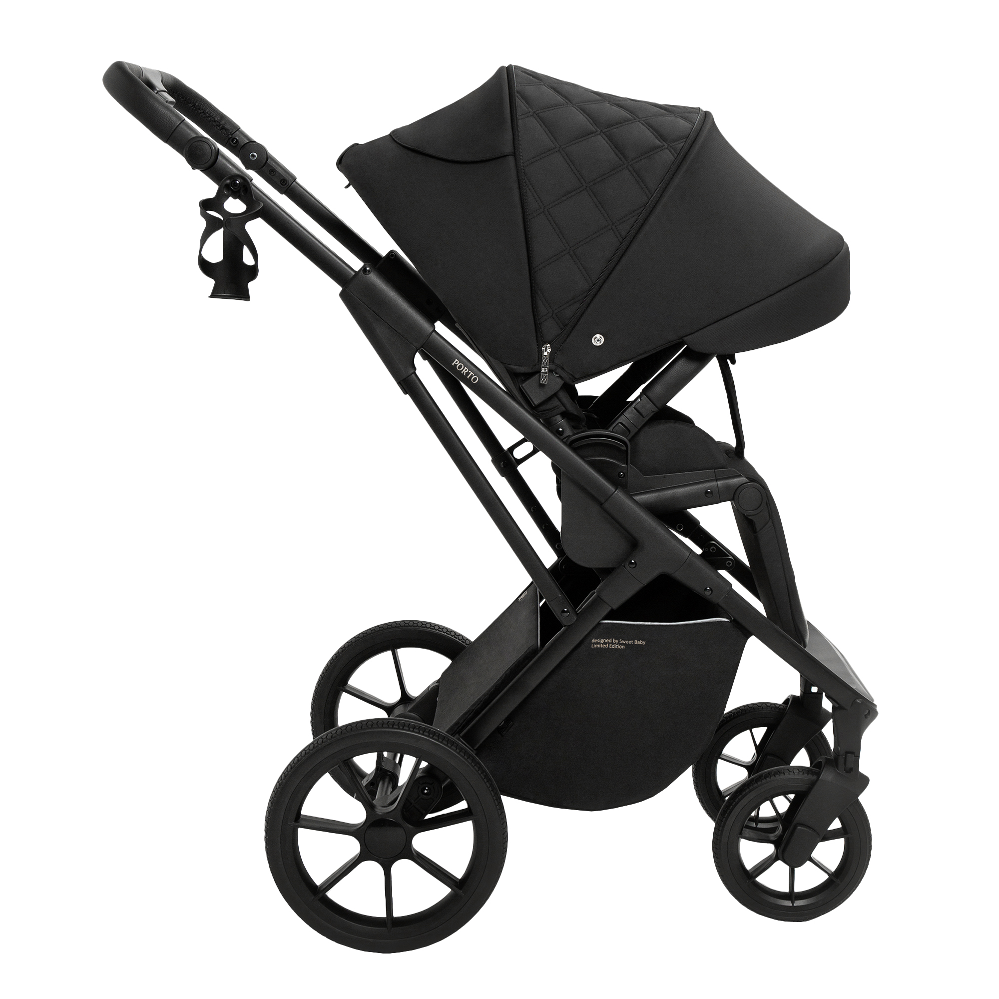 Коляска 2в1 Sweet Baby Porto Black черный - фото 34
