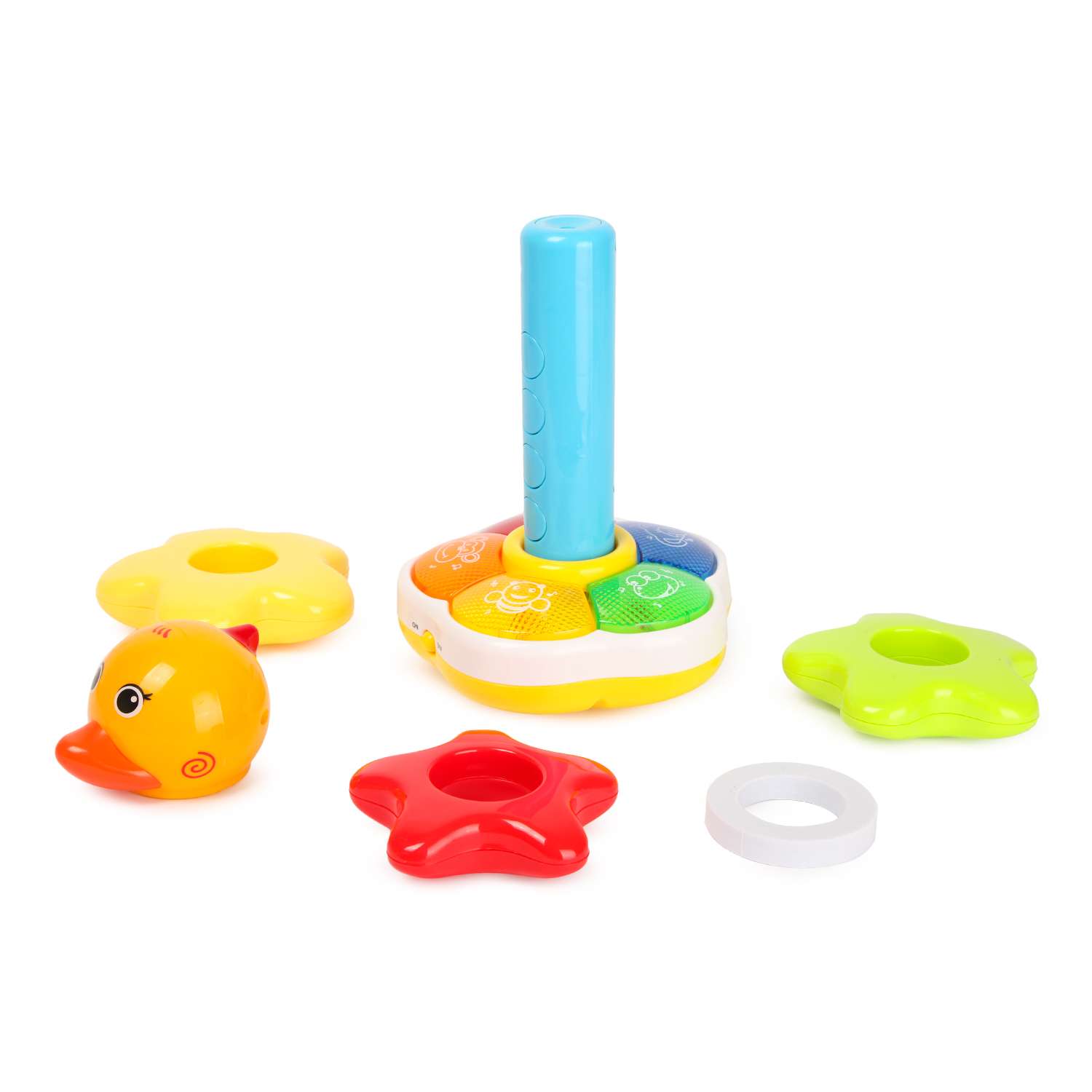 Игрушка BabyGo пирамидка Уточка - фото 4
