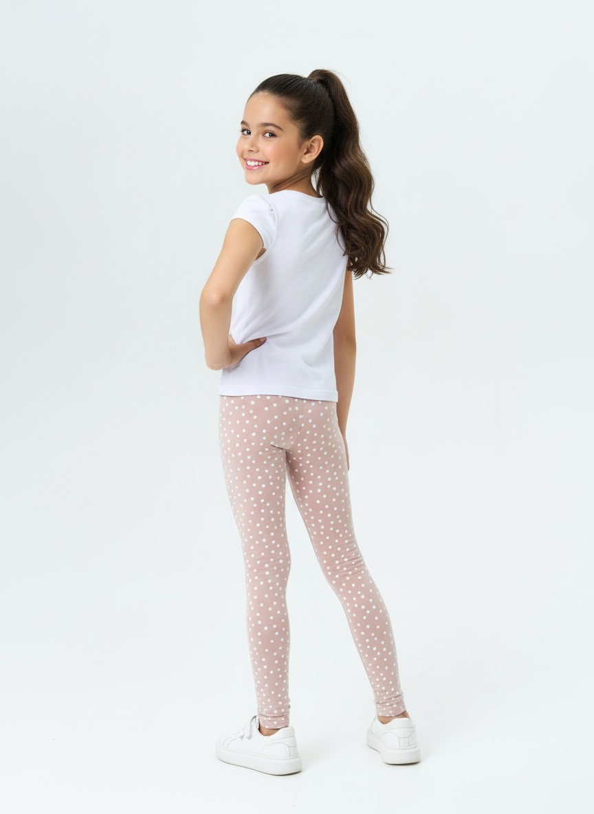 Леггинсы Персона Junior Snowballs кофейный лосины - фото 3