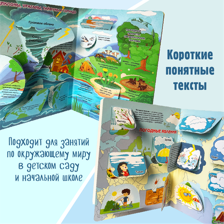 Энциклопедия с окошками БимБиМон книга детская
