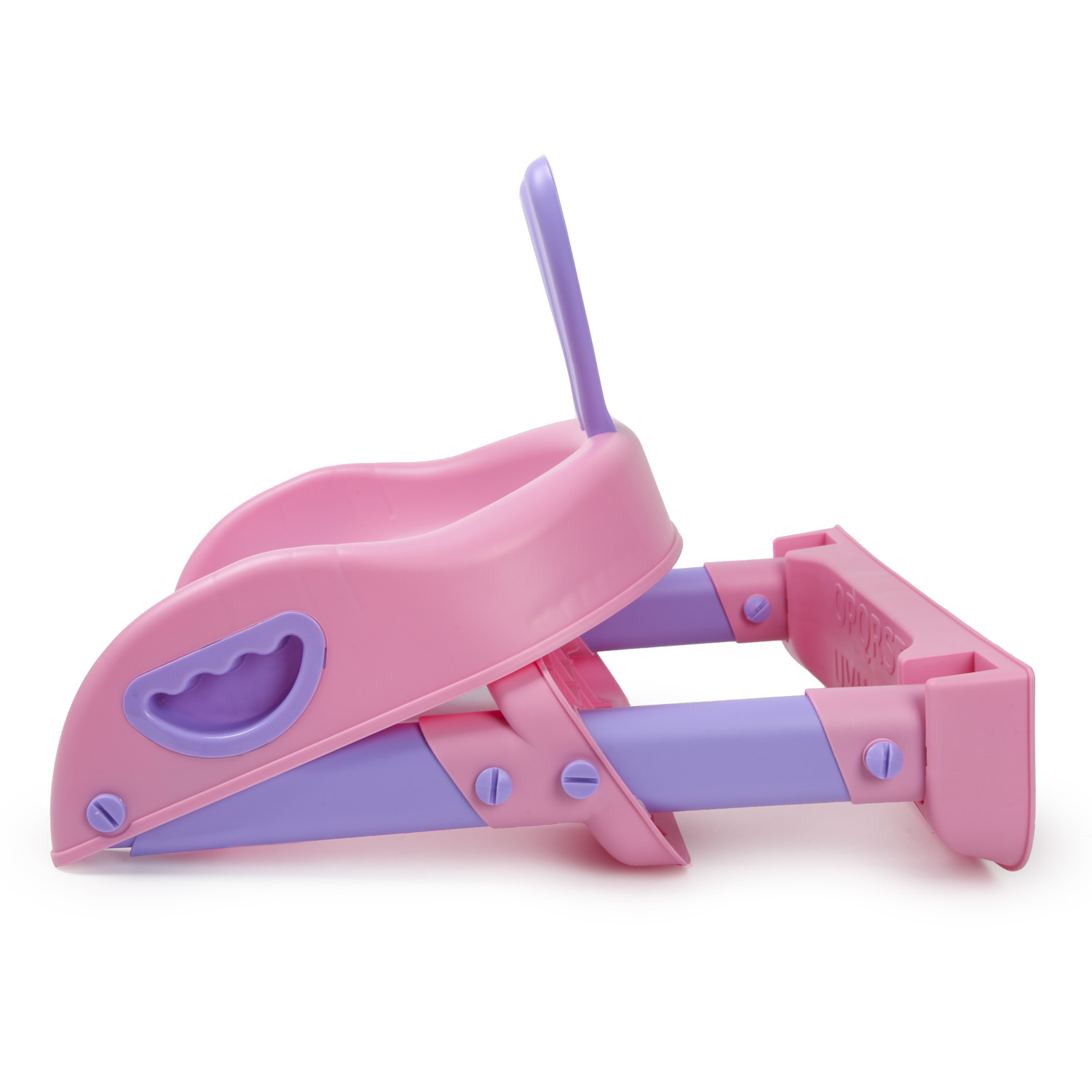 Накладка на унитаз Babyton Pink со ступенькой розовый - фото 9