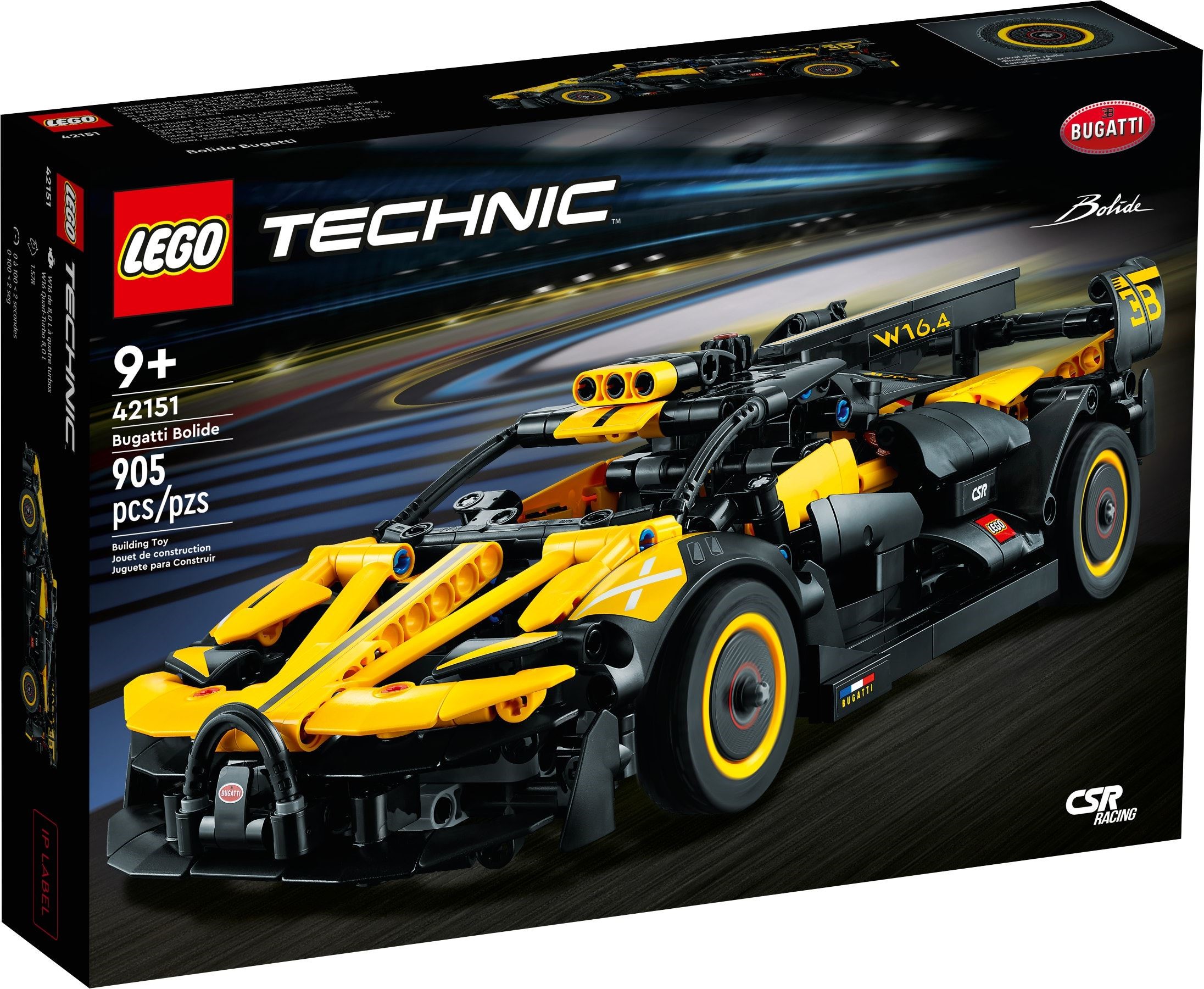 Изображение товара Конструктор LEGO Technic Бугатти Болид 42151 - 1492 детали Изображение товара Конструктор LEGO Technic Бугатти Болид 42151 - 1492 детали