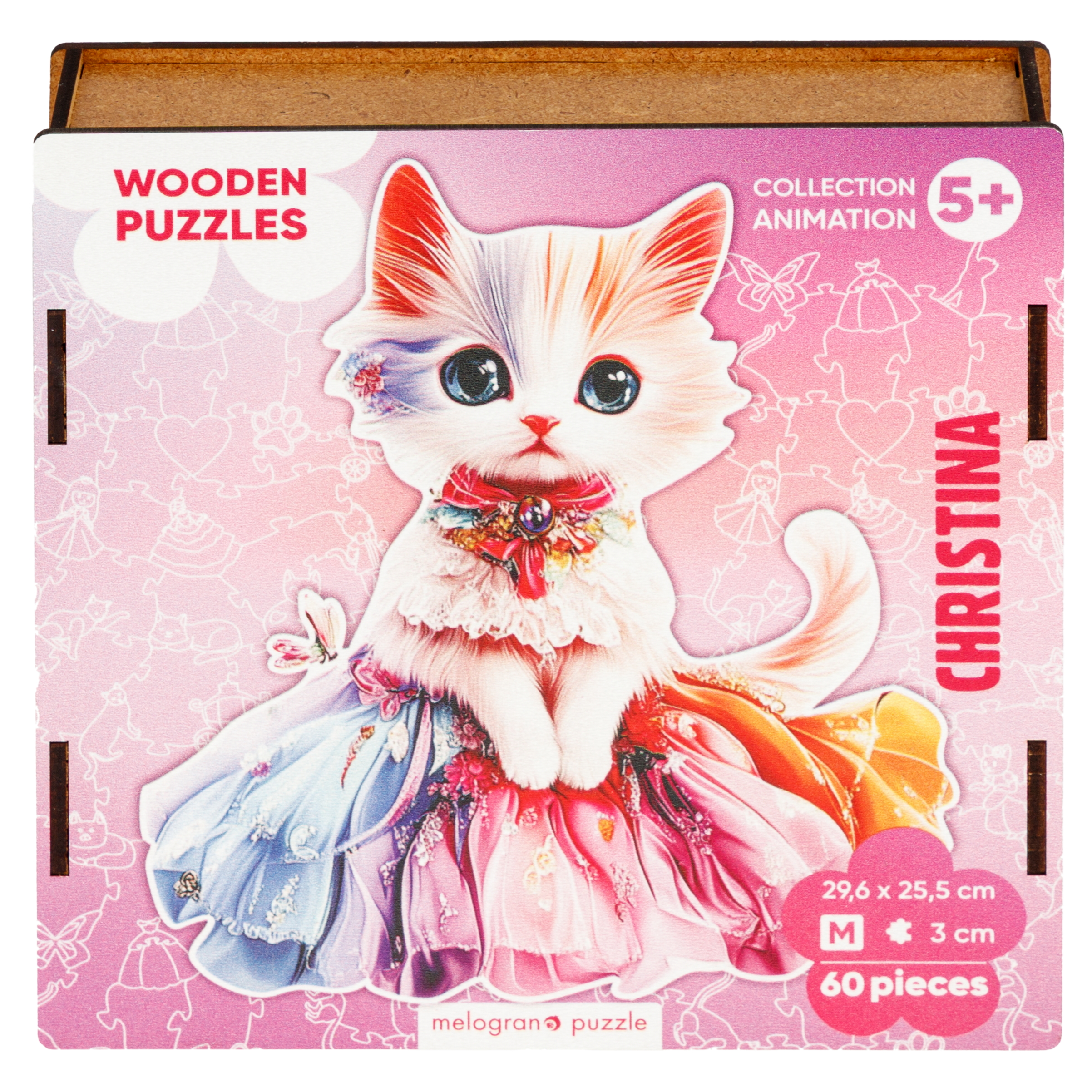 Пазл 1TOY кошечка Кристина деревянный - фото 13