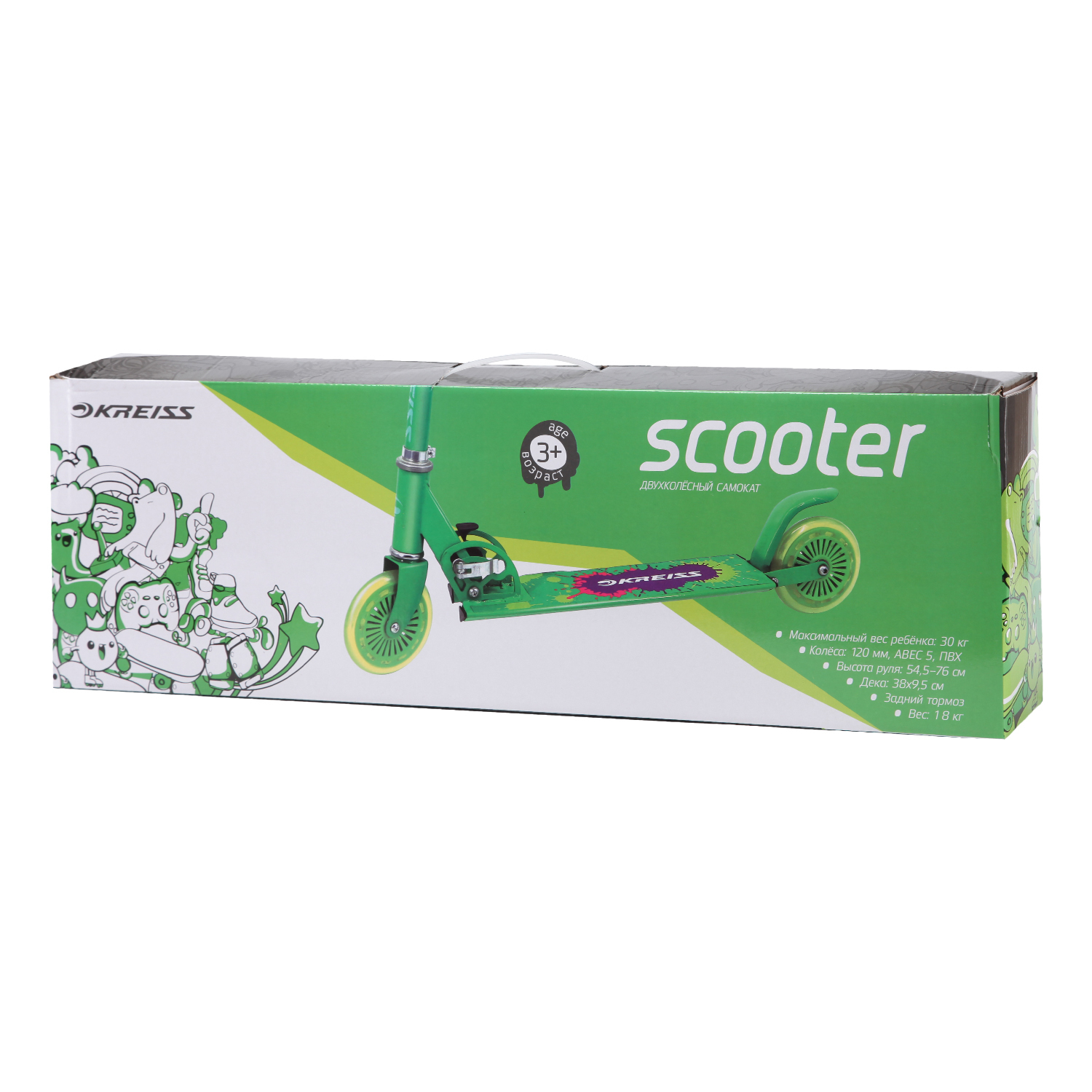 Самокат Kreiss двухколесный - фото 12