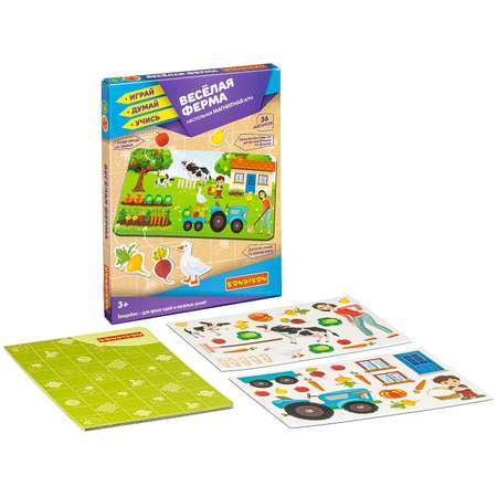 Настольная игра Bondibon магнитный театр Веселая ферма