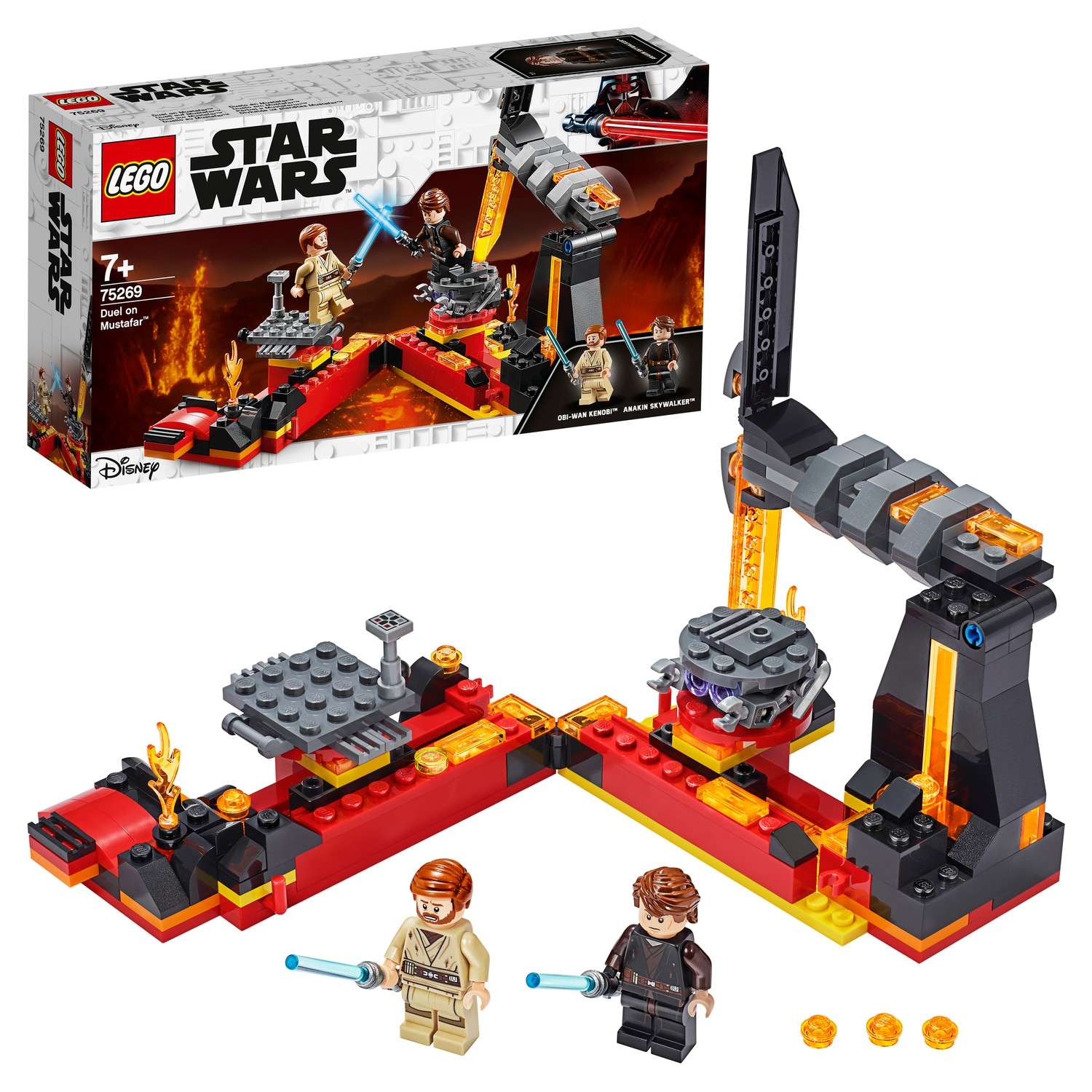Конструктор LEGO Star Wars Бой на Мустафаре блочный - фото 1