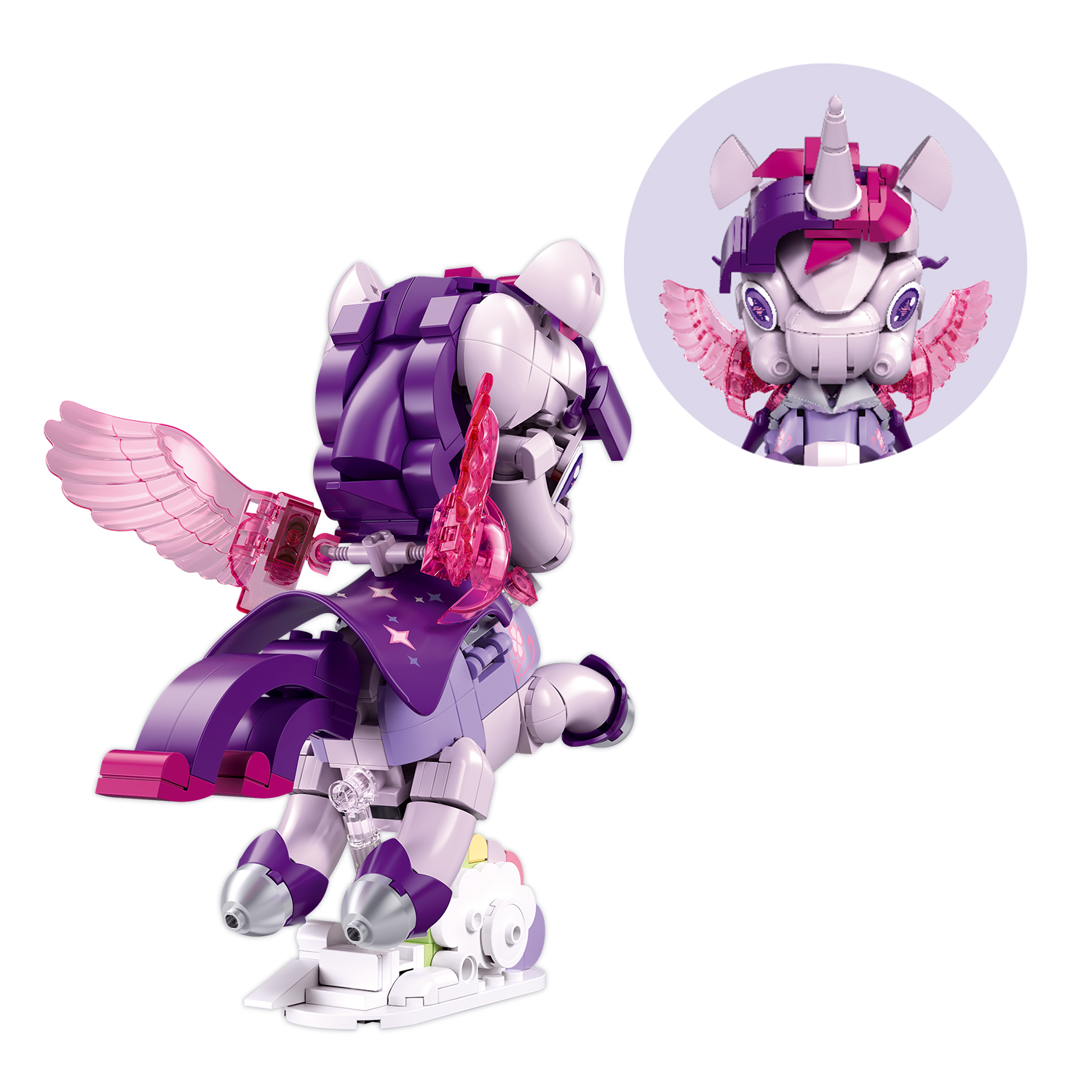 Конструктор SLUBAN Единорог 338 дет. - фото 4