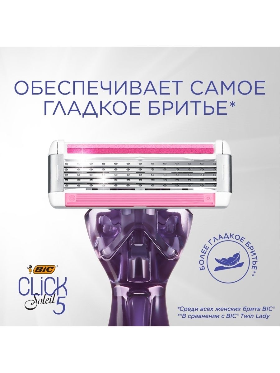 Бритва женская BIC Click 5 Soleil - фото 7