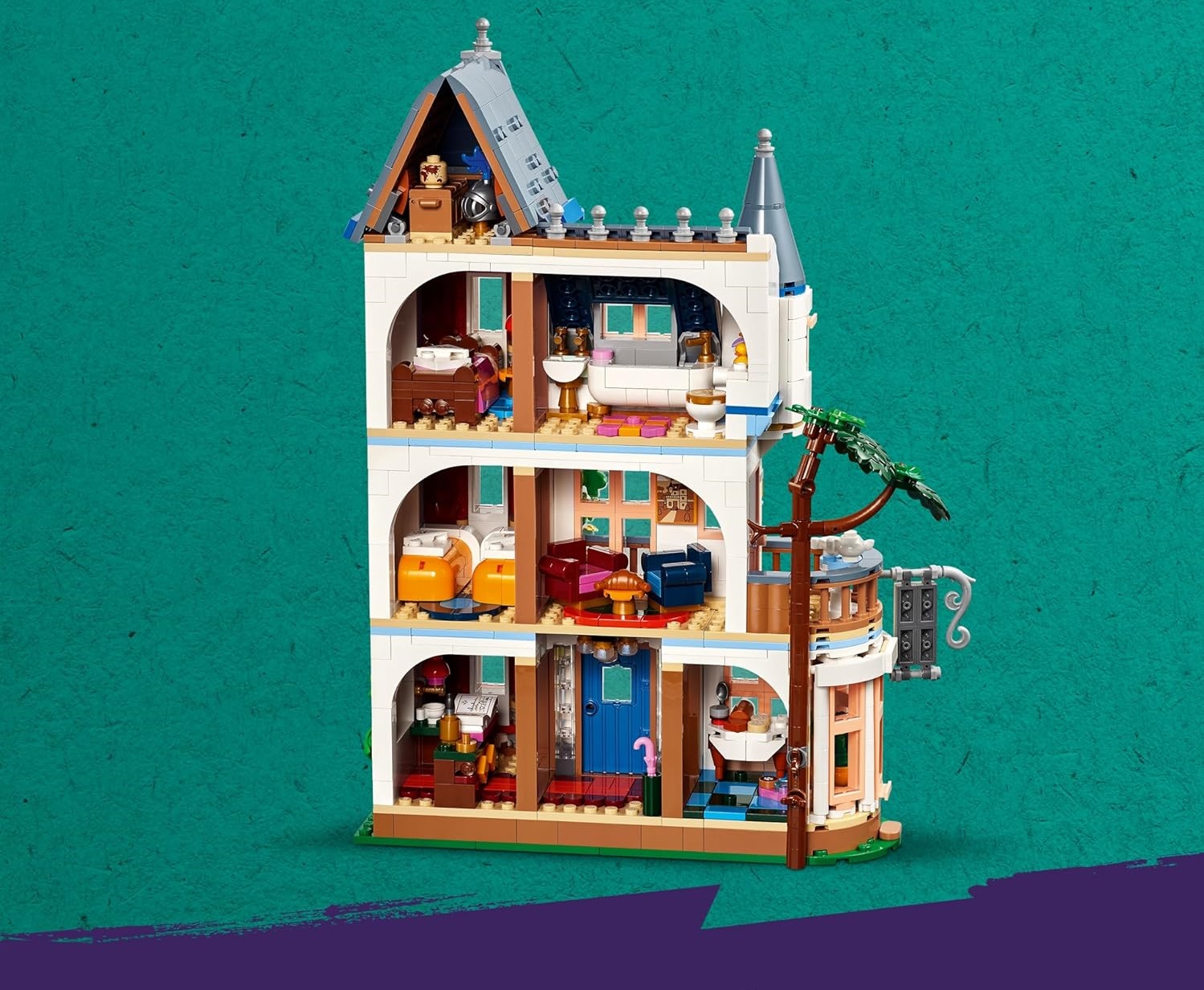 Конструктор LEGO Friends Отель в виде замка блочный - фото 6