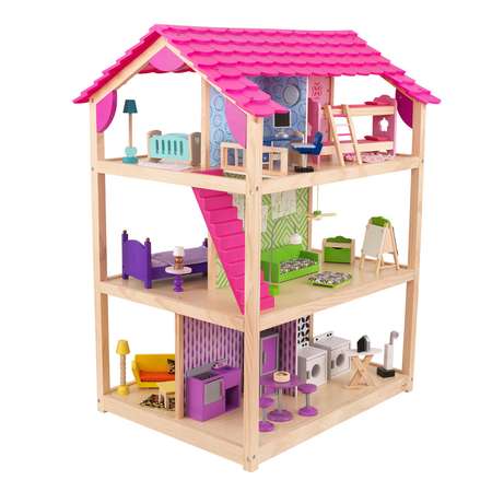 Домик для кукол KidKraft с мебелью