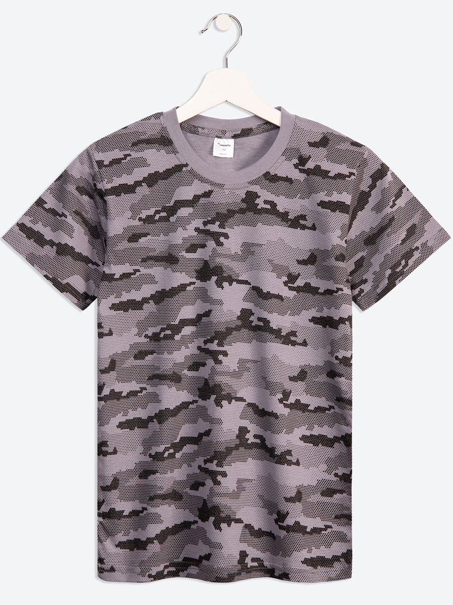 Футболка HappyFox HF9114соты.серый - фото 6