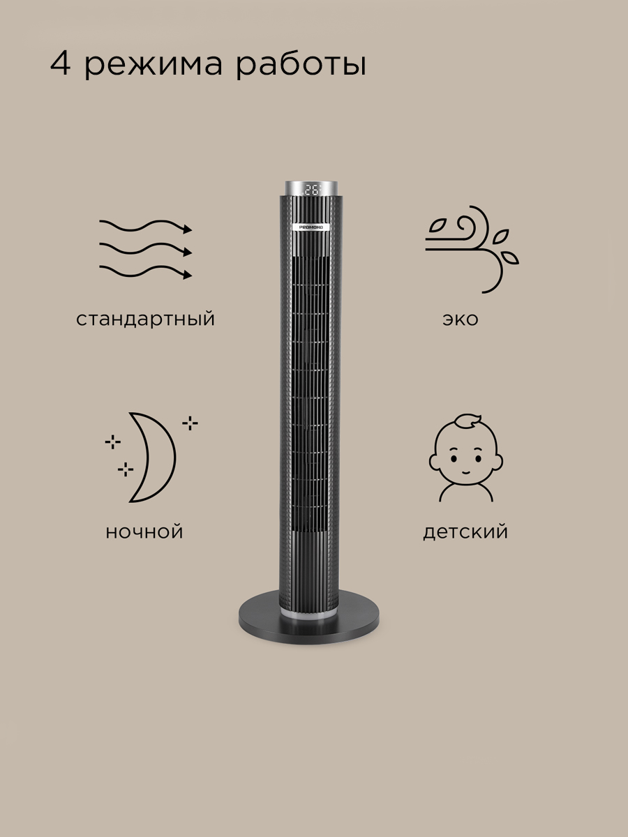 Вентилятор напольный REDMOND AP2215S - фото 8