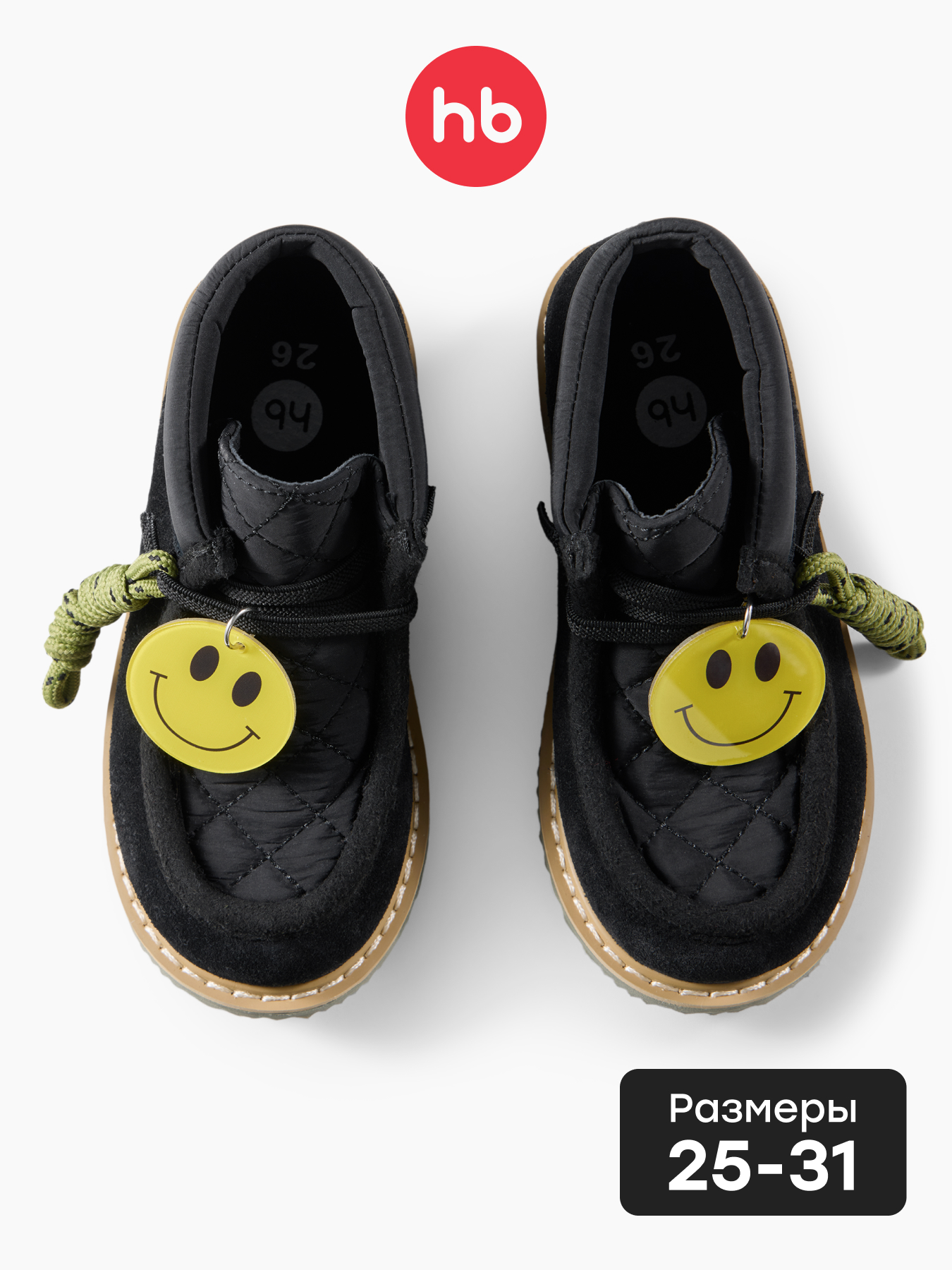 Ботинки Happy Baby 86673_black - фото 2