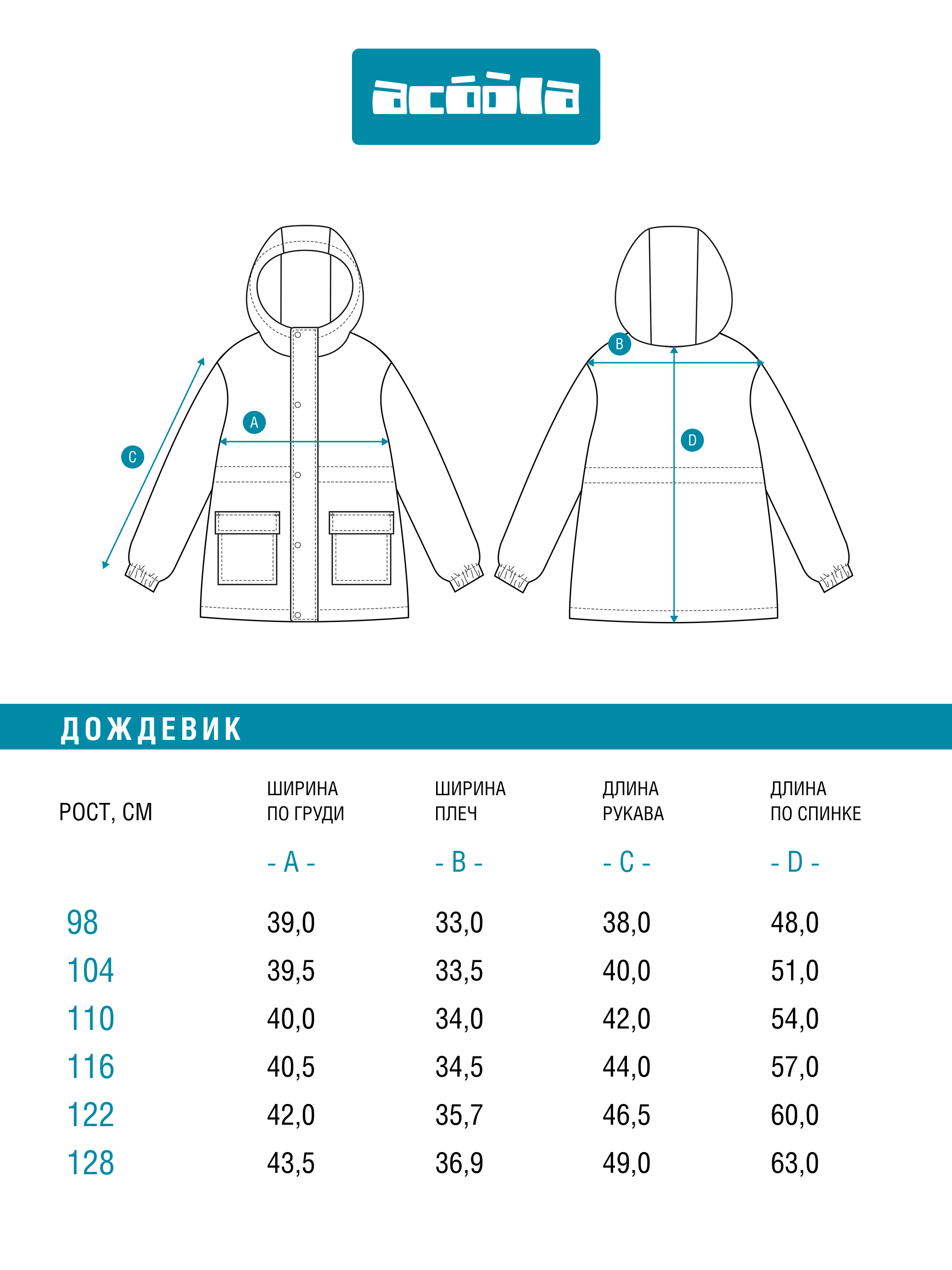 Дождевик Acoola 20120800002_0095375 - фото 15