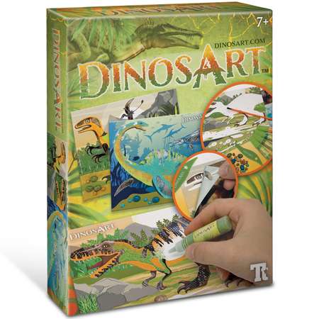 Набор для творчества DinosArt аппликация