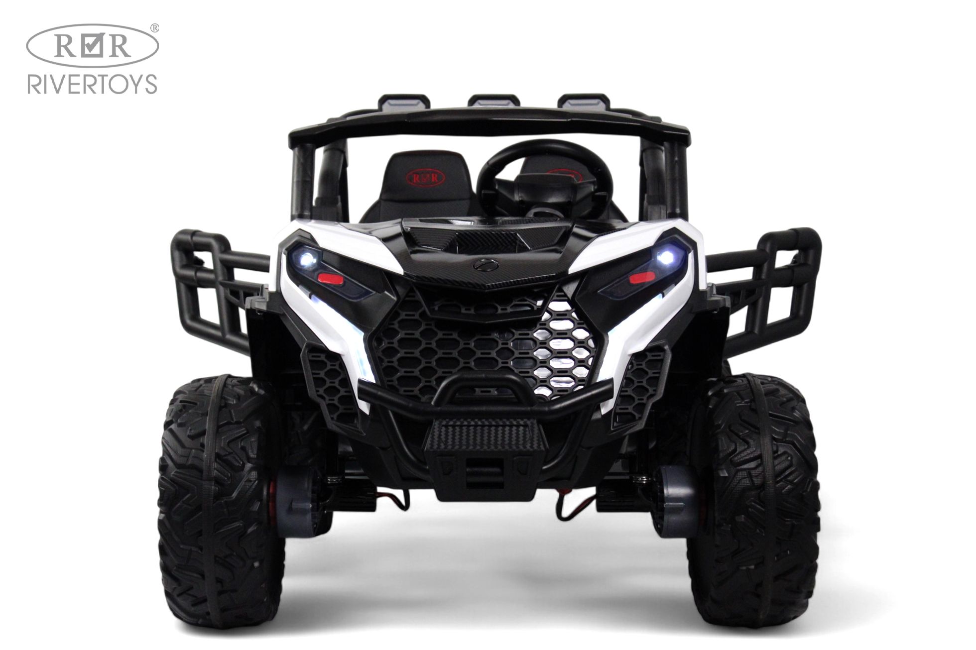 Электромобиль RIVERTOYS K555KK-BUGGY-WHITE С пультом ДУ - фото 3