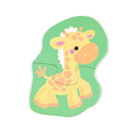 Пазл Десятое королевство Baby Toys Дикие животные контурный 4121