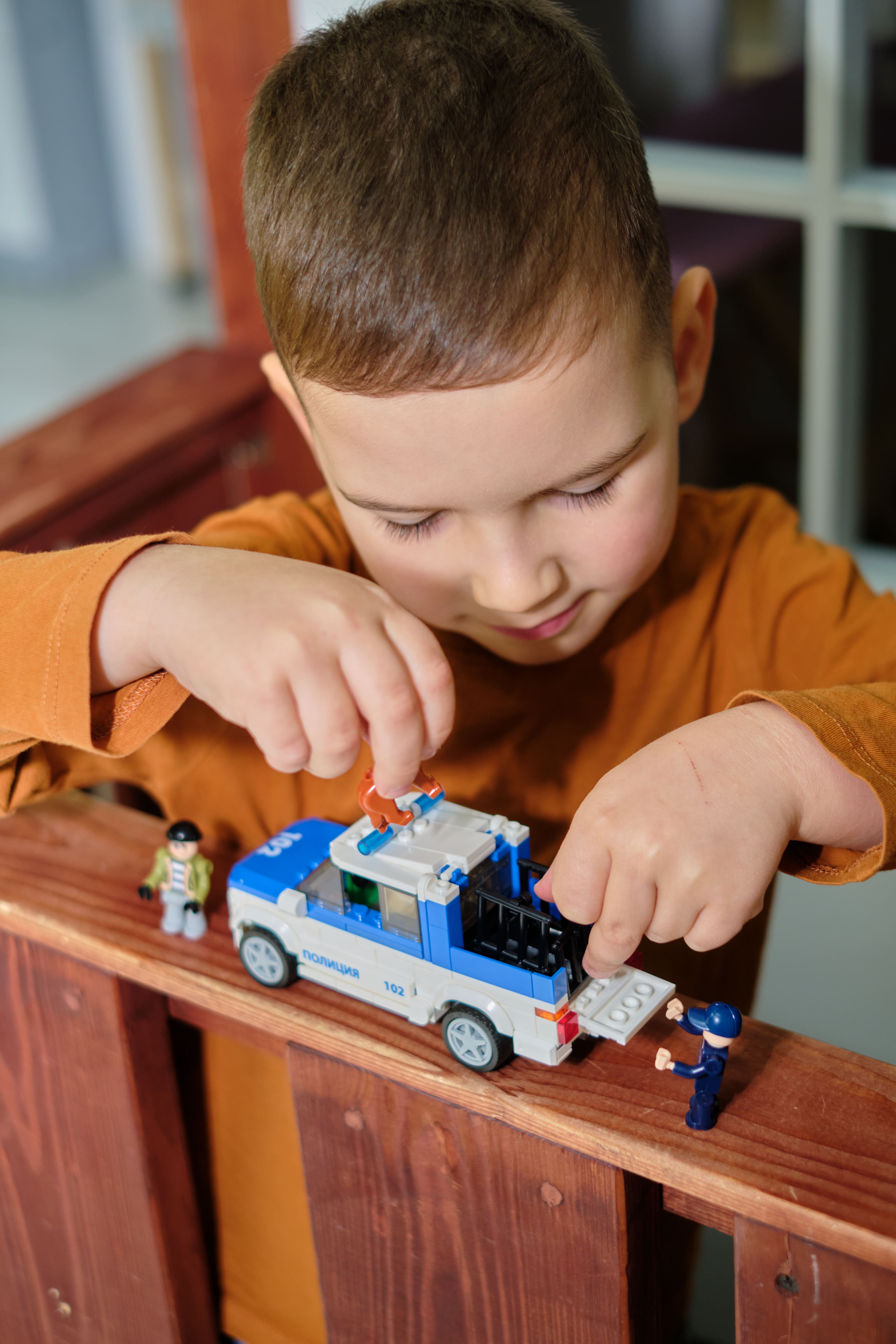 Конструктор brick labs Полицейский автомобиль 272 дет. - фото 14