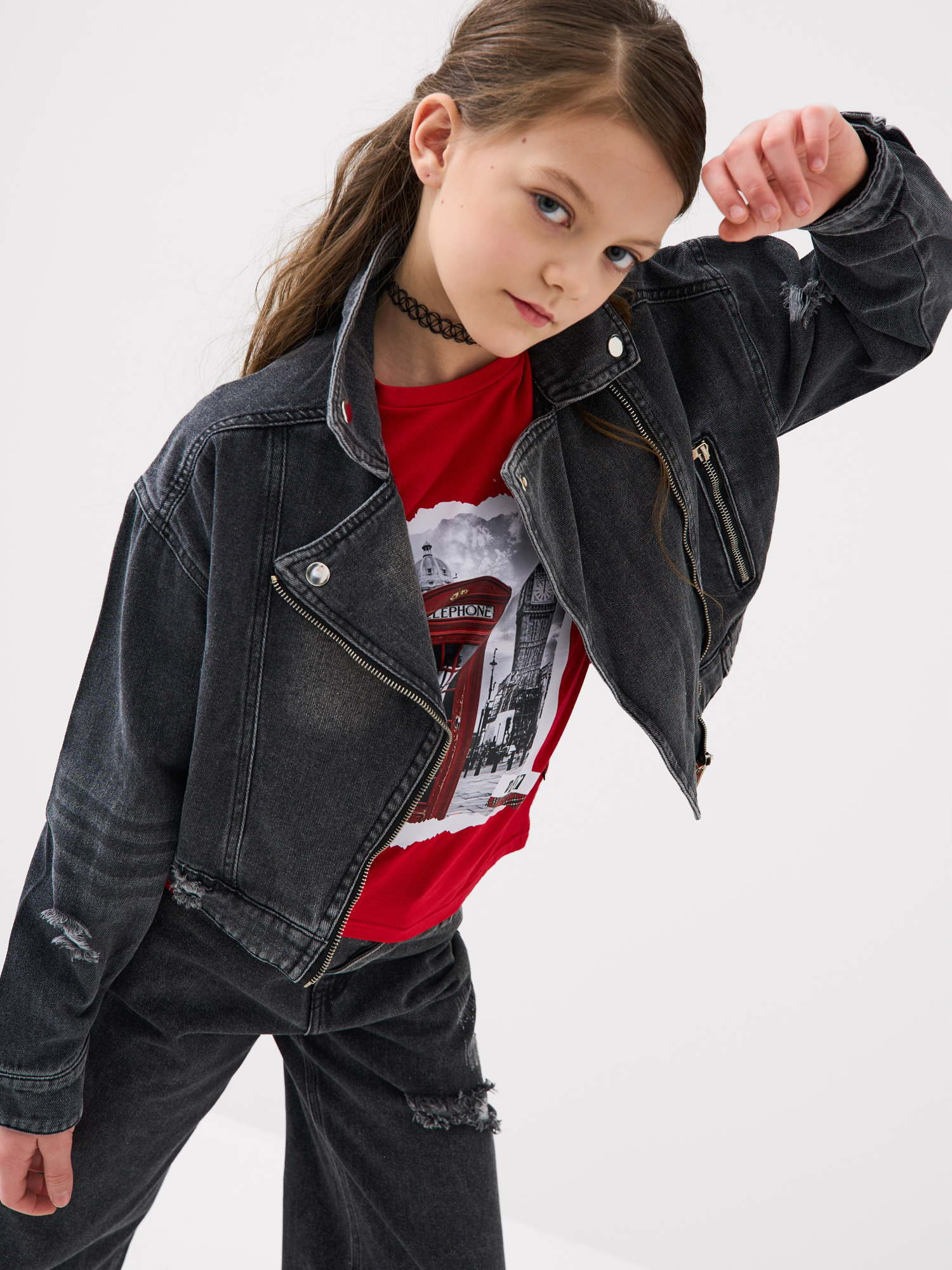 Куртка джинсовая PlayToday 12621400 - фото 4