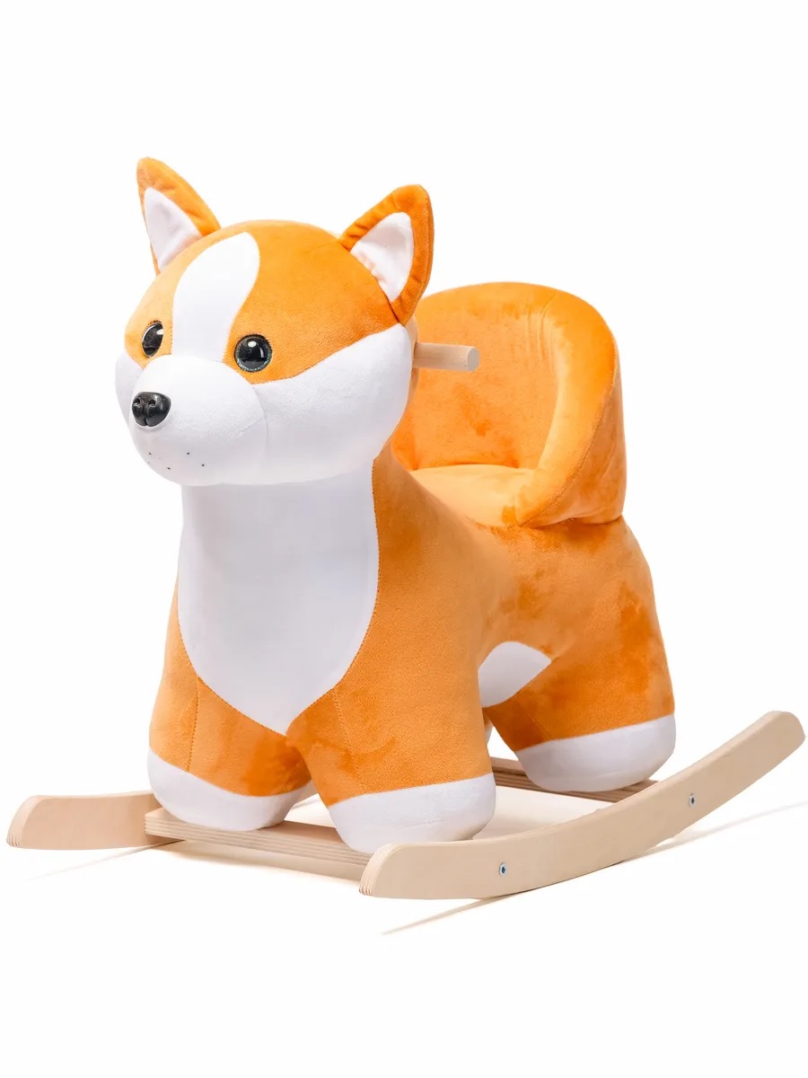 Качалка Нижегородская игрушка НИ201 лошадка оранжевый - фото 1