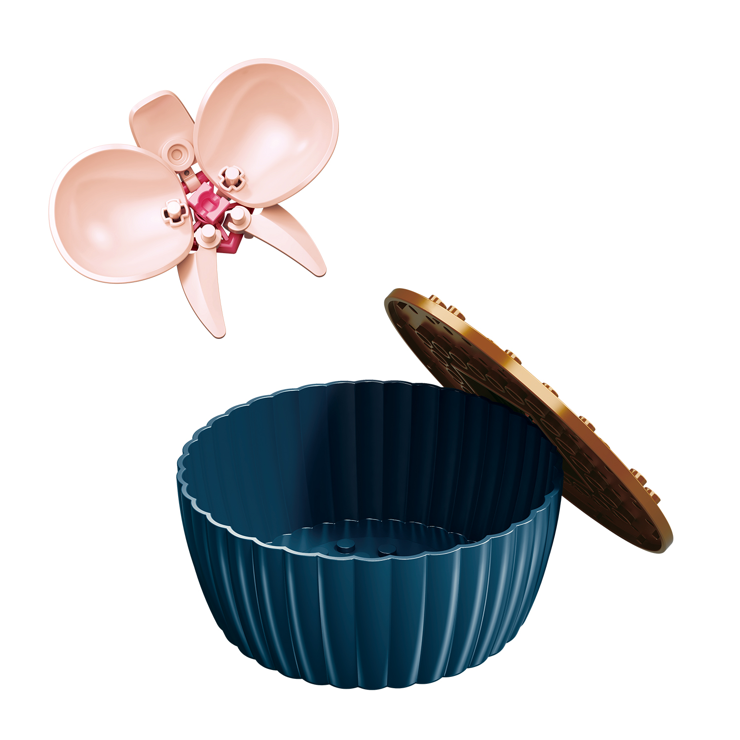 Конструктор SLUBAN Белая орхидея - фото 4