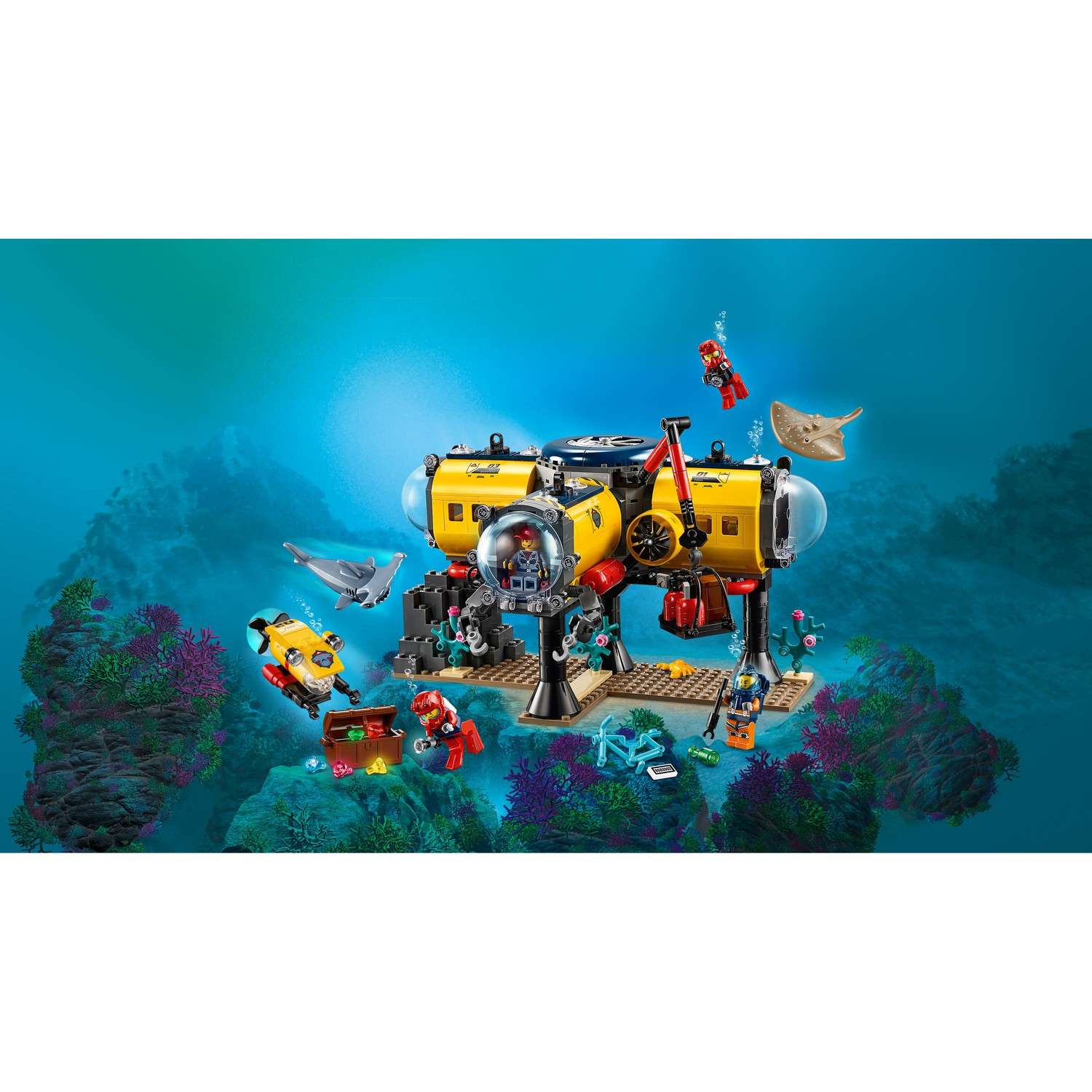 Конструктор LEGO City Исследовательская база блочный - фото 13