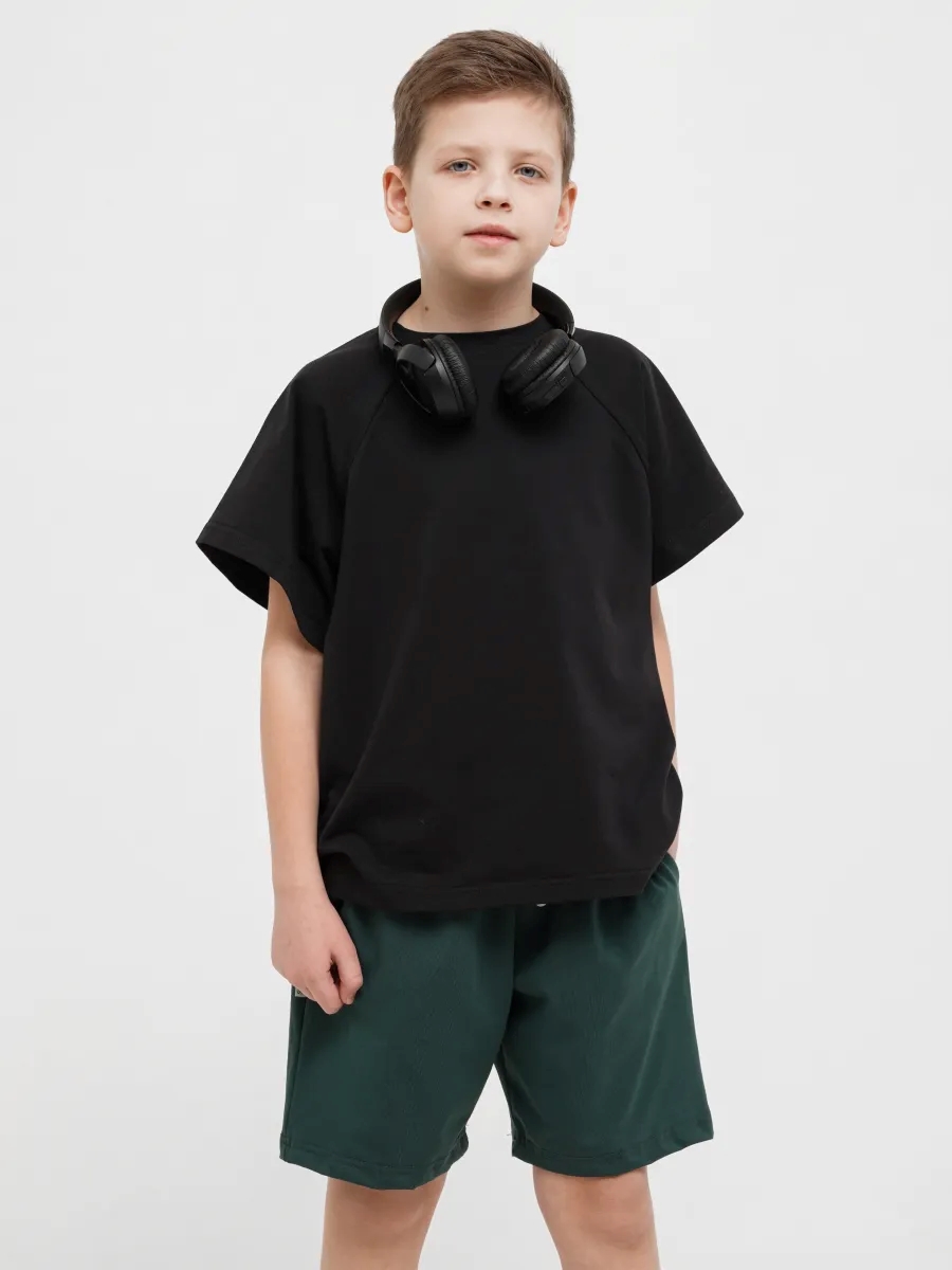 Шорты 3 шт Супер Пупс 3пр/шорты/черный/тмнсерый/тмнзеленый - фото 5