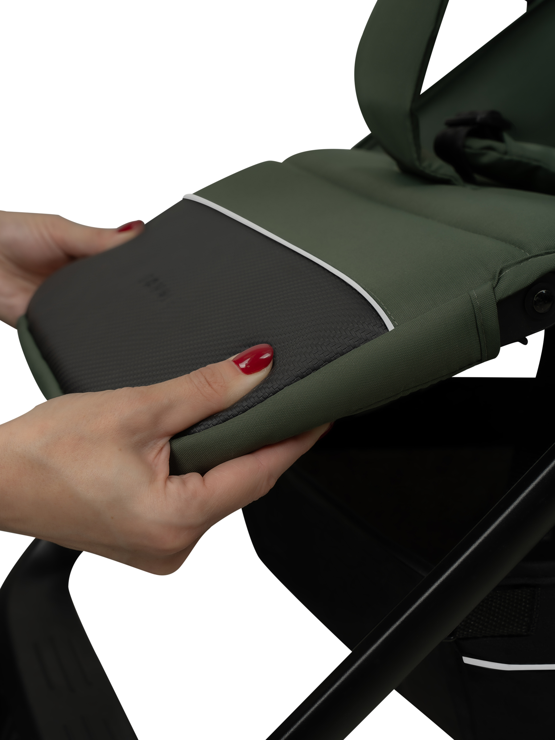 Коляска прогулочная JOVOLA Skill темно-зеленый - фото 24