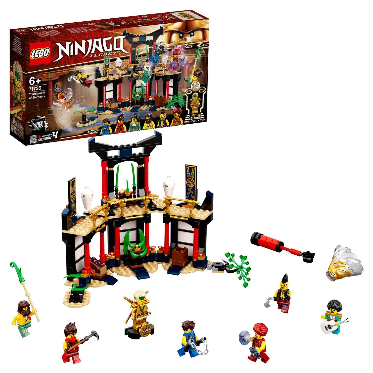Конструктор LEGO NINJAGO Турнир стихий блочный - фото 1