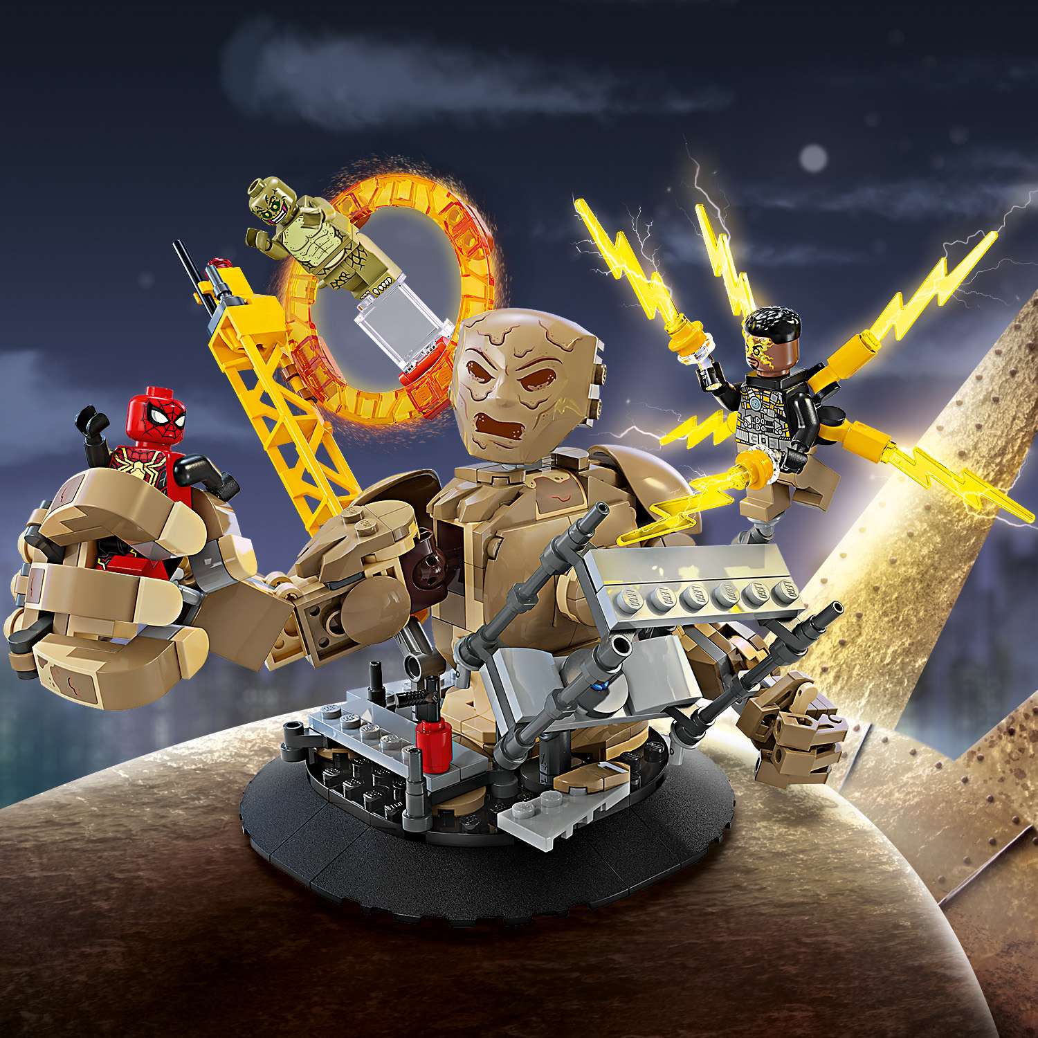 Конструктор LEGO Marvel Super Heroes Человек-паук Песочный человек 347 дет. - фото 7