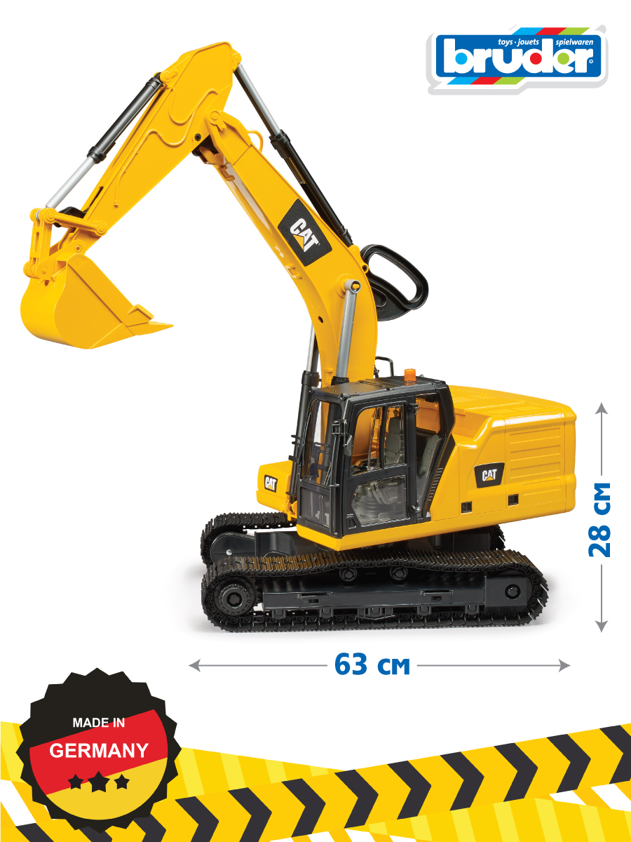 Экскаватор Bruder CAT 02-483 - фото 2