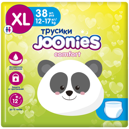 Трусики Joonies Comfort XL (12-17 кг) 38 шт.