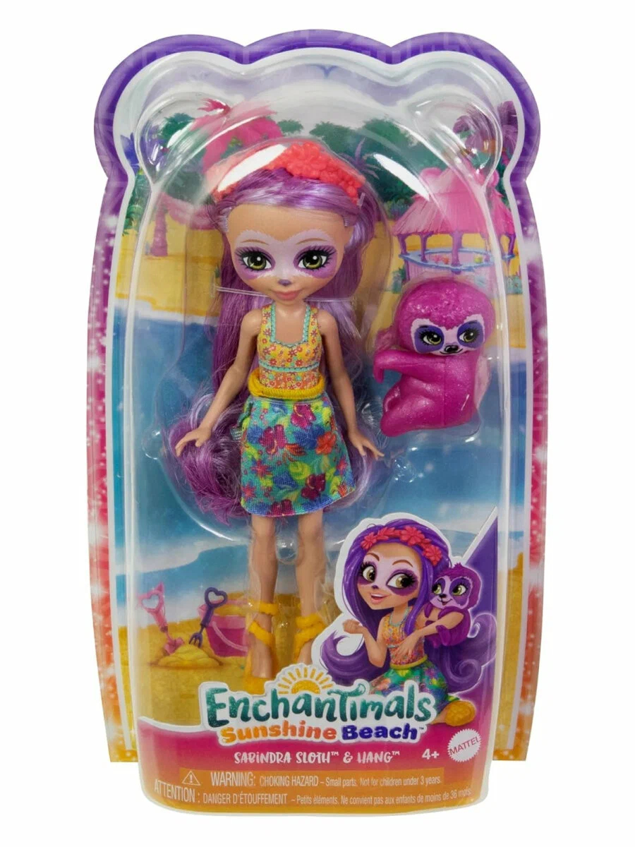 Кукла модельная Enchantimals Сабиндра и питомец Хэнг HRX82 00-00019612 - фото 1