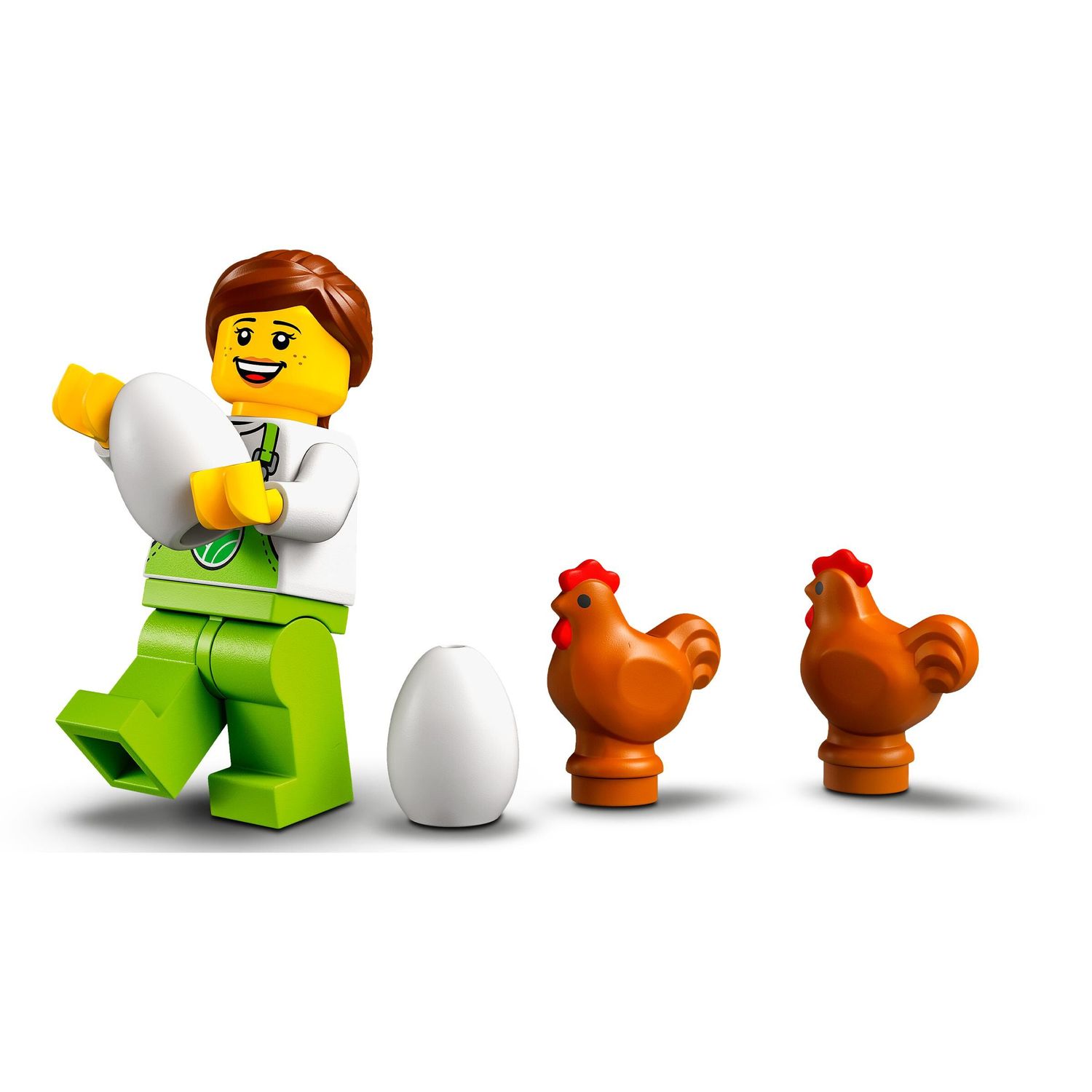 Конструктор LEGO City Chicken Henhouse 101 дет. - фото 7