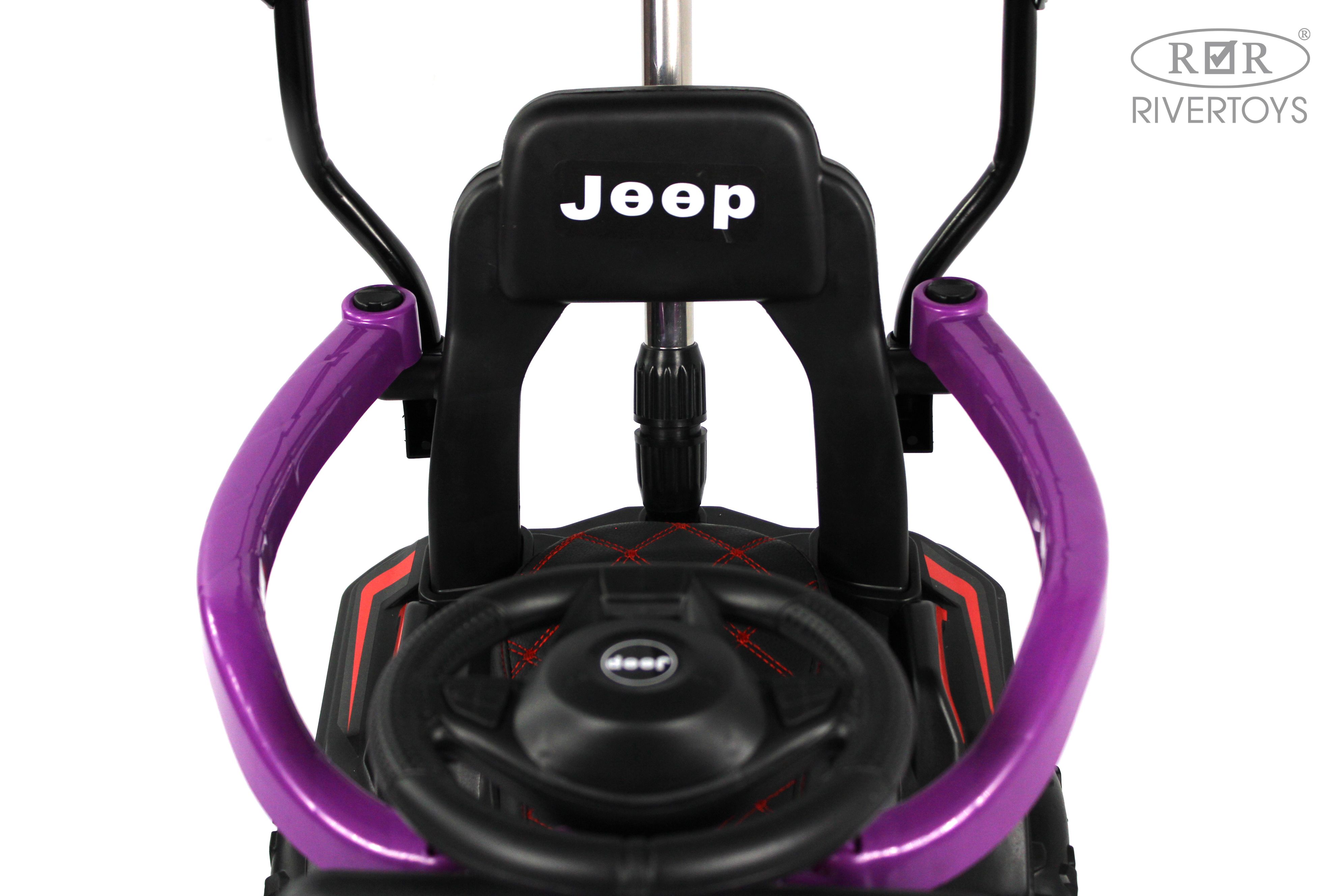 Электромобиль RIVERTOYS G003GG-VIOLET С пультом ДУ - фото 4