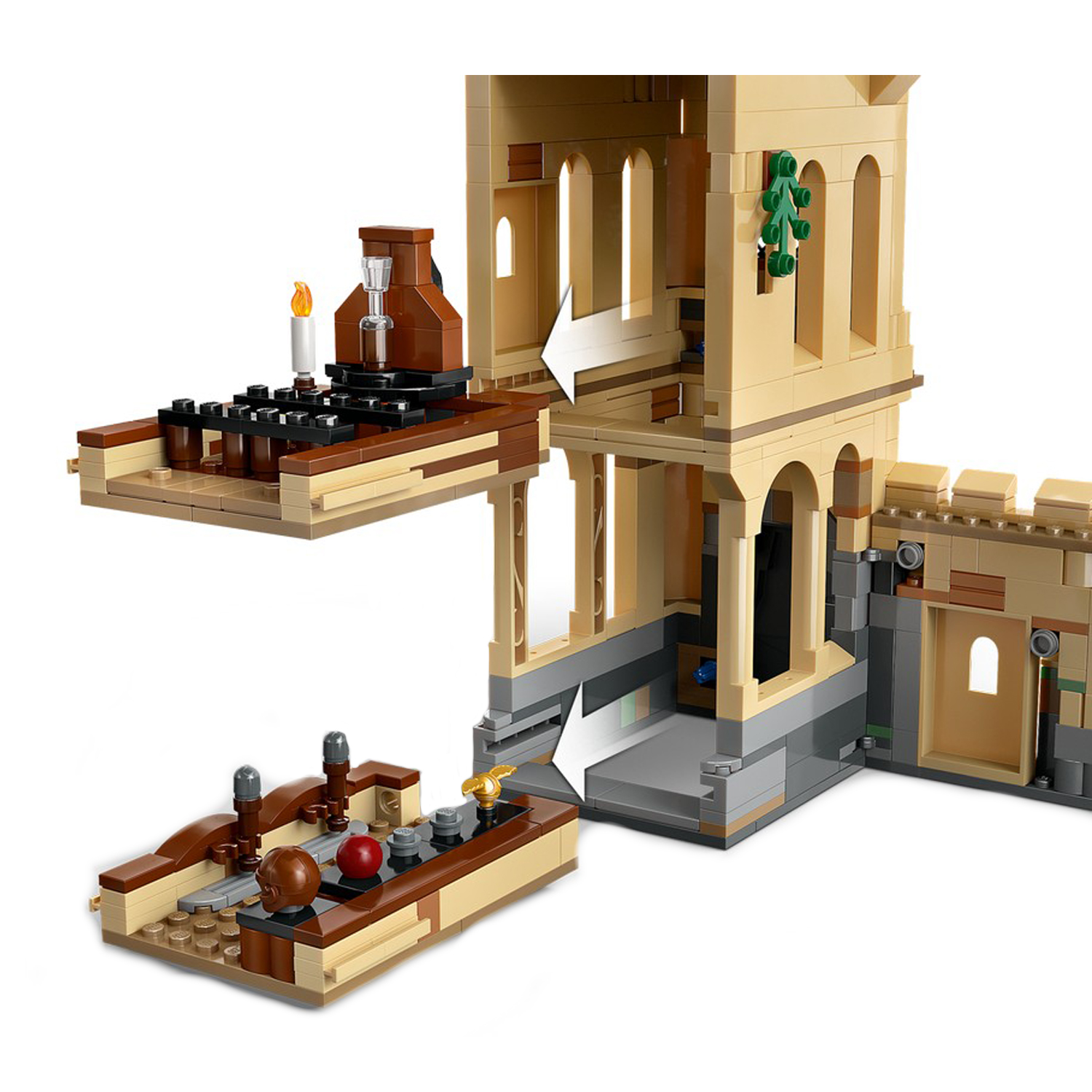 Конструктор LEGO Harry Potter Хогвартс Уроки полетов 651 дет. - фото 5