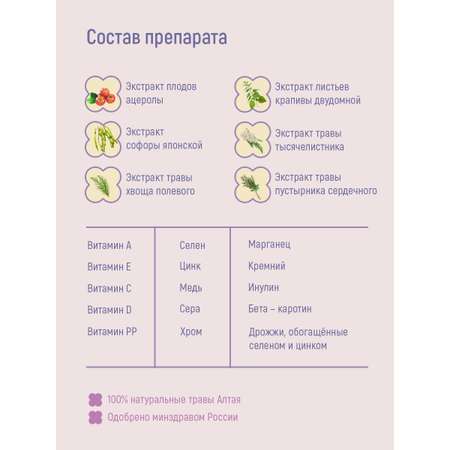 Витамины Оптисалт для кожи волос и ногтей 60 капсул
