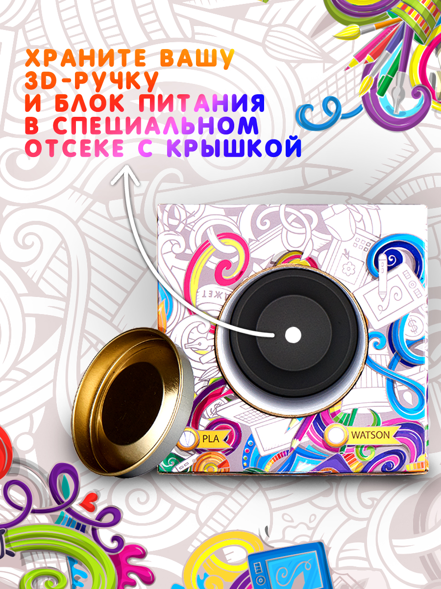 Набор Даджет 3D-палитра PLA для 3д ручек - фото 4