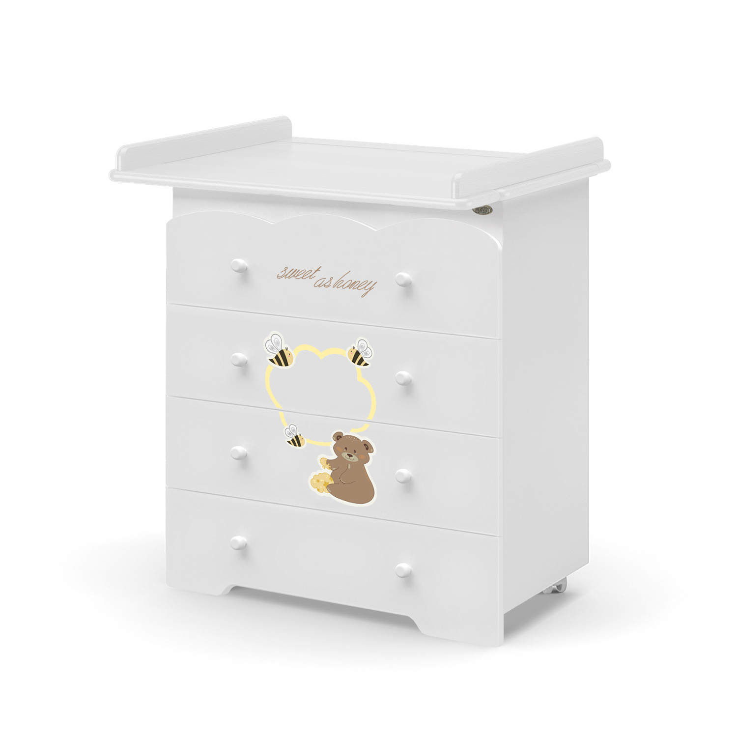 Комод Nuovita Stanzione Honey Bear Белый - фото 1