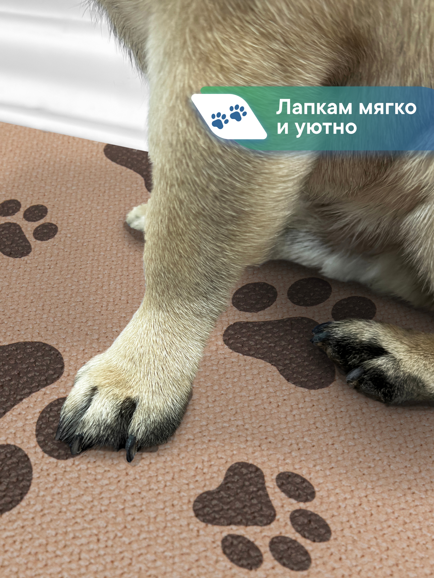 Коврик под миску VILINA Для собак и кошек 50х30 см. - фото 3