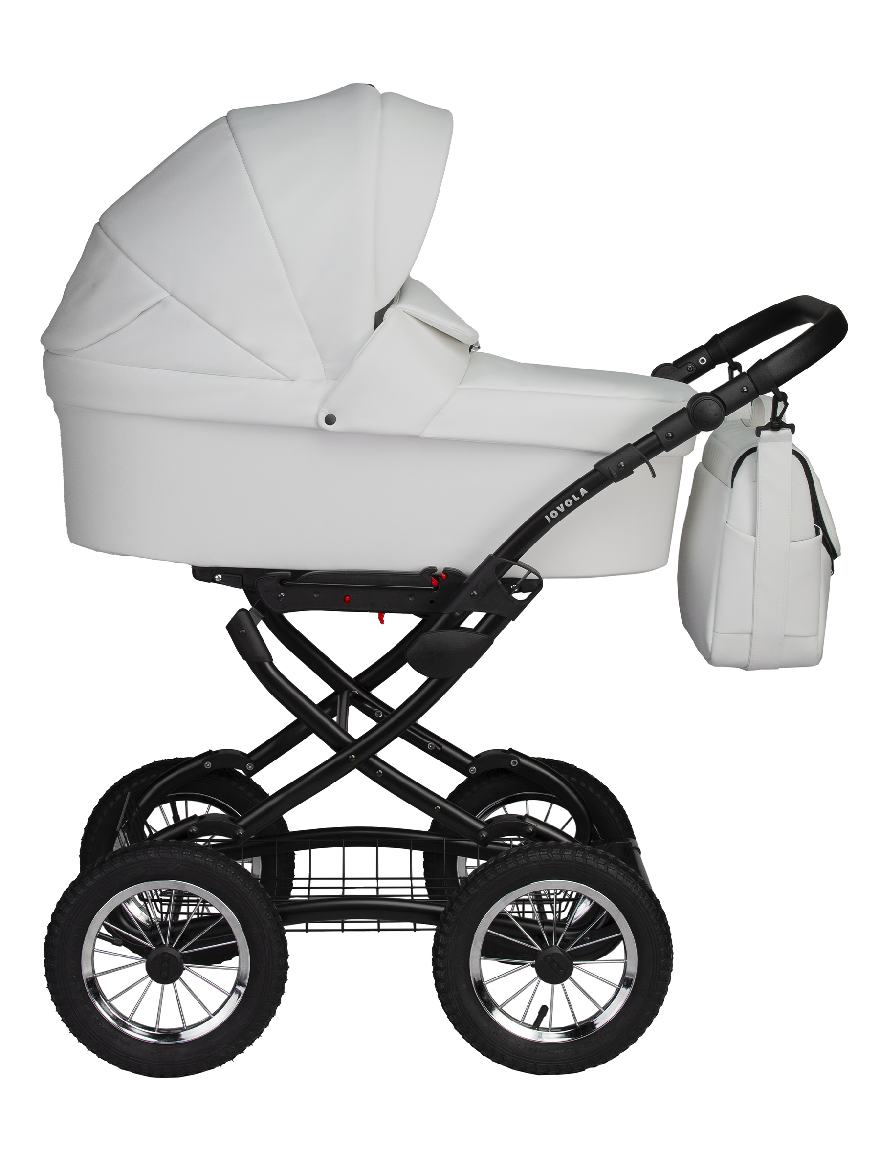 Коляска люлька JOVOLA Tessa Eco Light Classic белый - фото 2