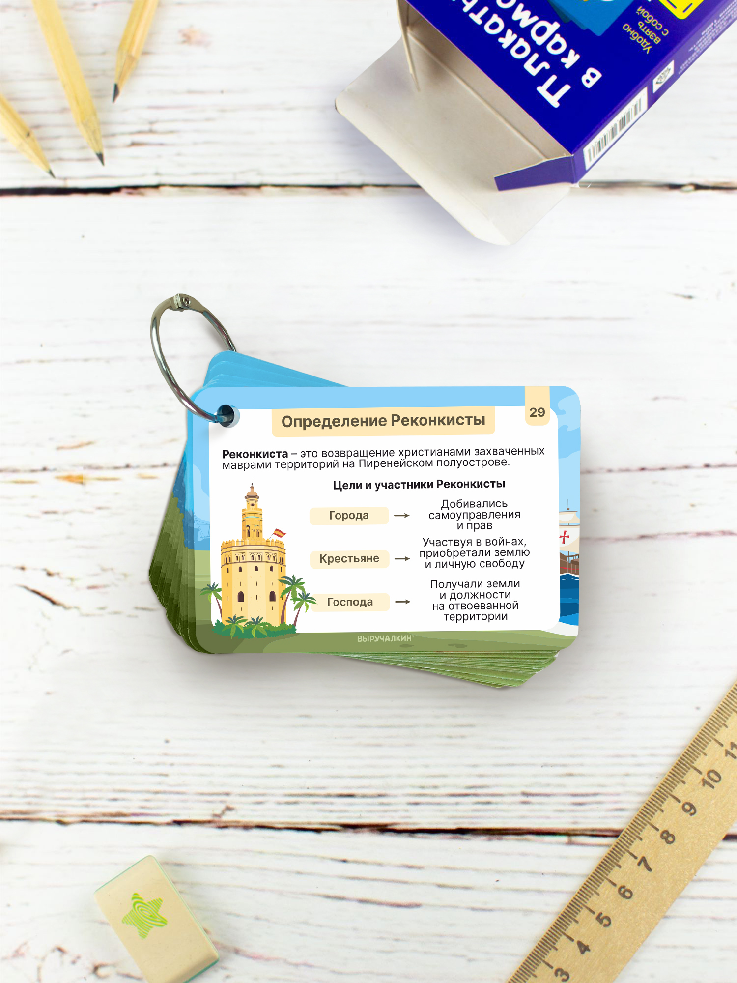 Карточки Выручалкин История 7 класс - фото 2