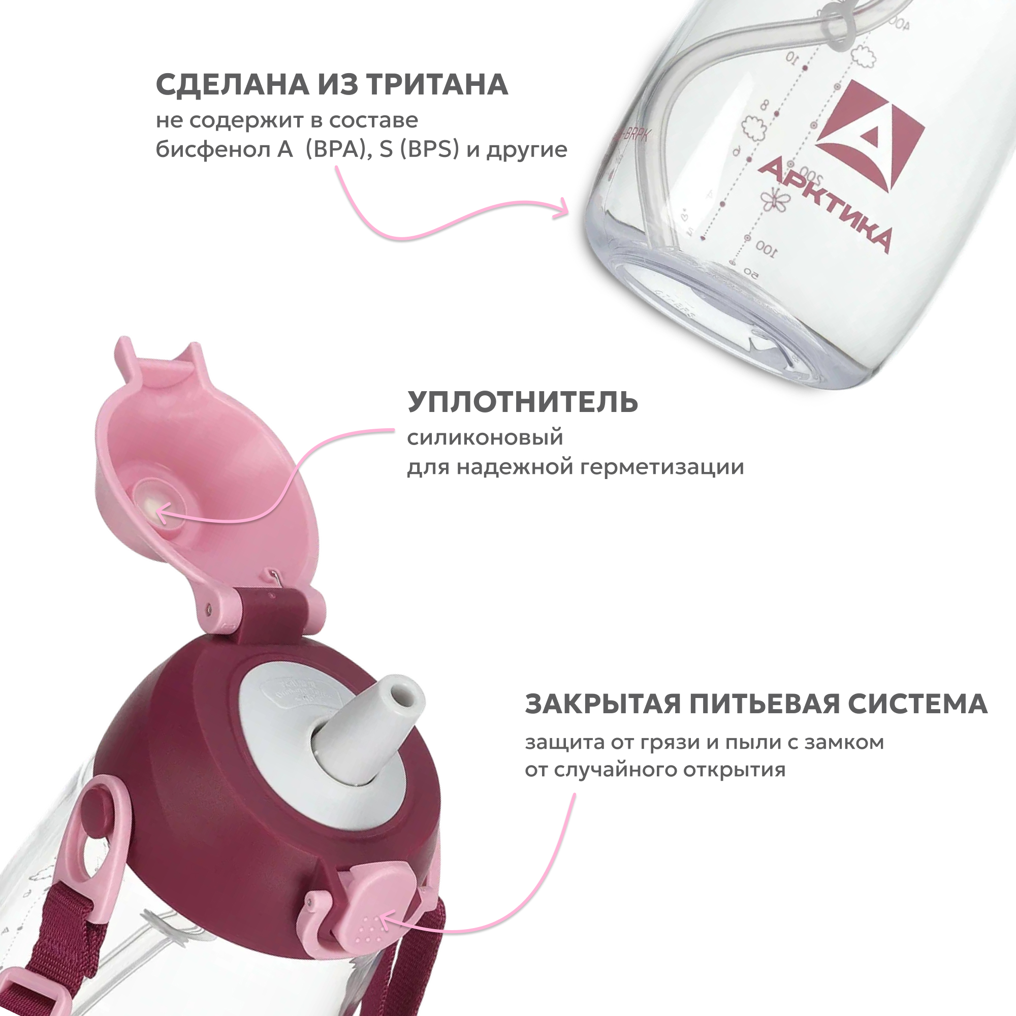 Бутылочка Арктика 480 мл - фото 4