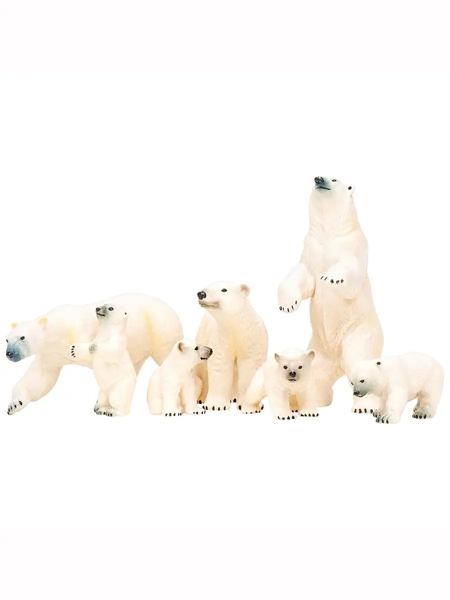 Игровой набор Masai Mara Белые медведи пингвины - фото 11