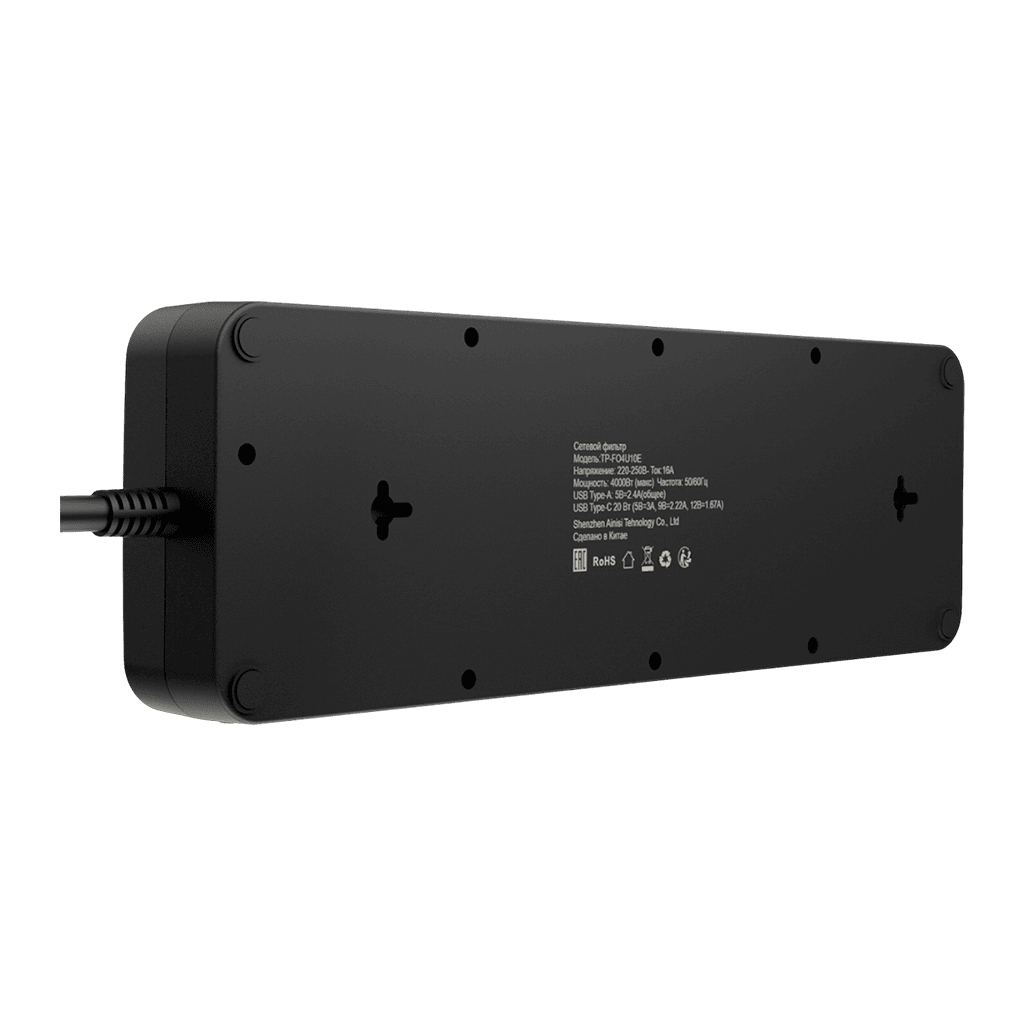 Сетевой фильтр AGNI TP-FO4U10E-C - фото 3