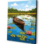 Картина по номерам Art sensation Спокойный пруд в ассортименте